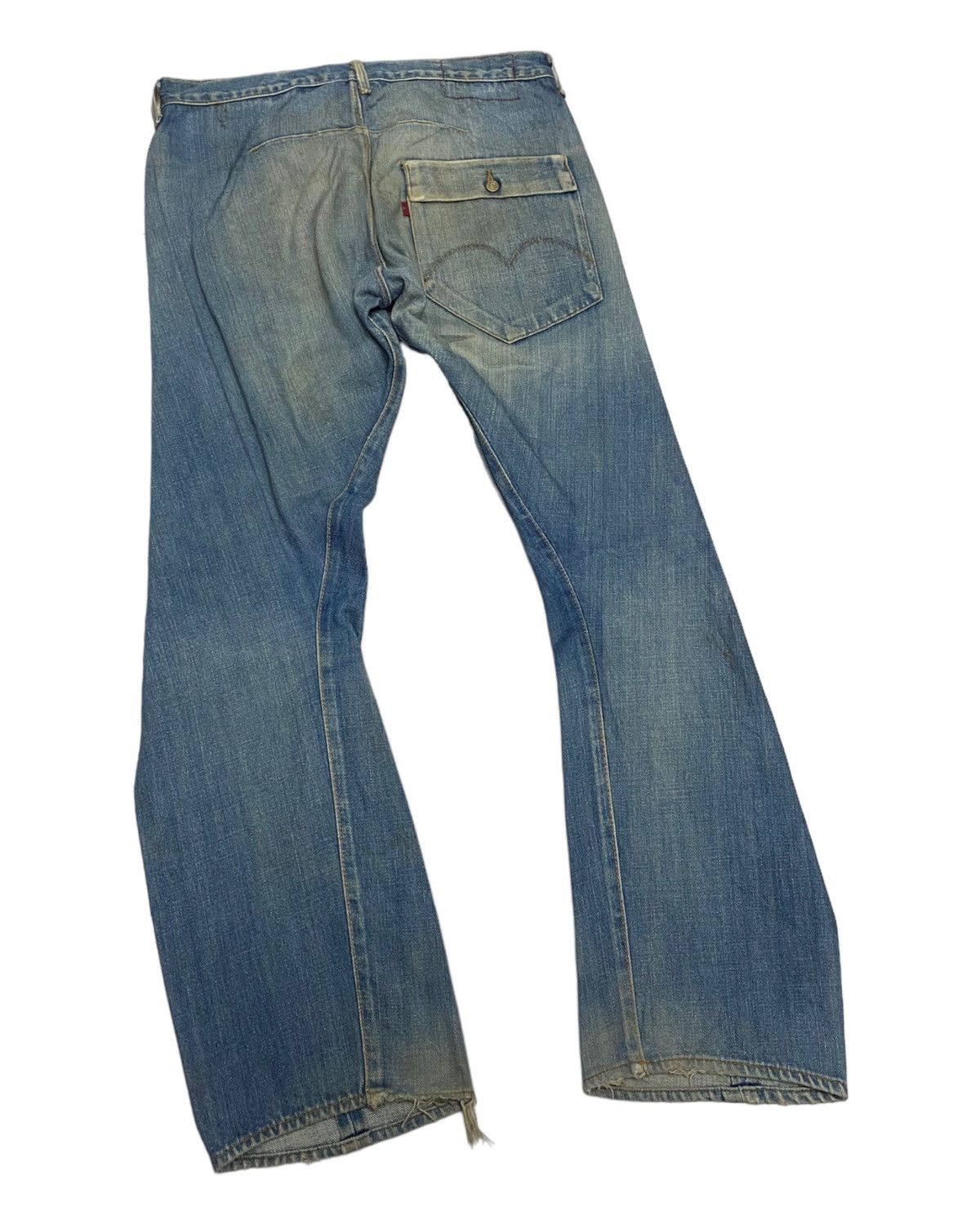 Engineered Garments × Levi's 🔥RUSTY TWISTED LEG LEVIS R DISTRESSED DENIM JEANS Size US 32 / EU 48 - 8 Thumbnail