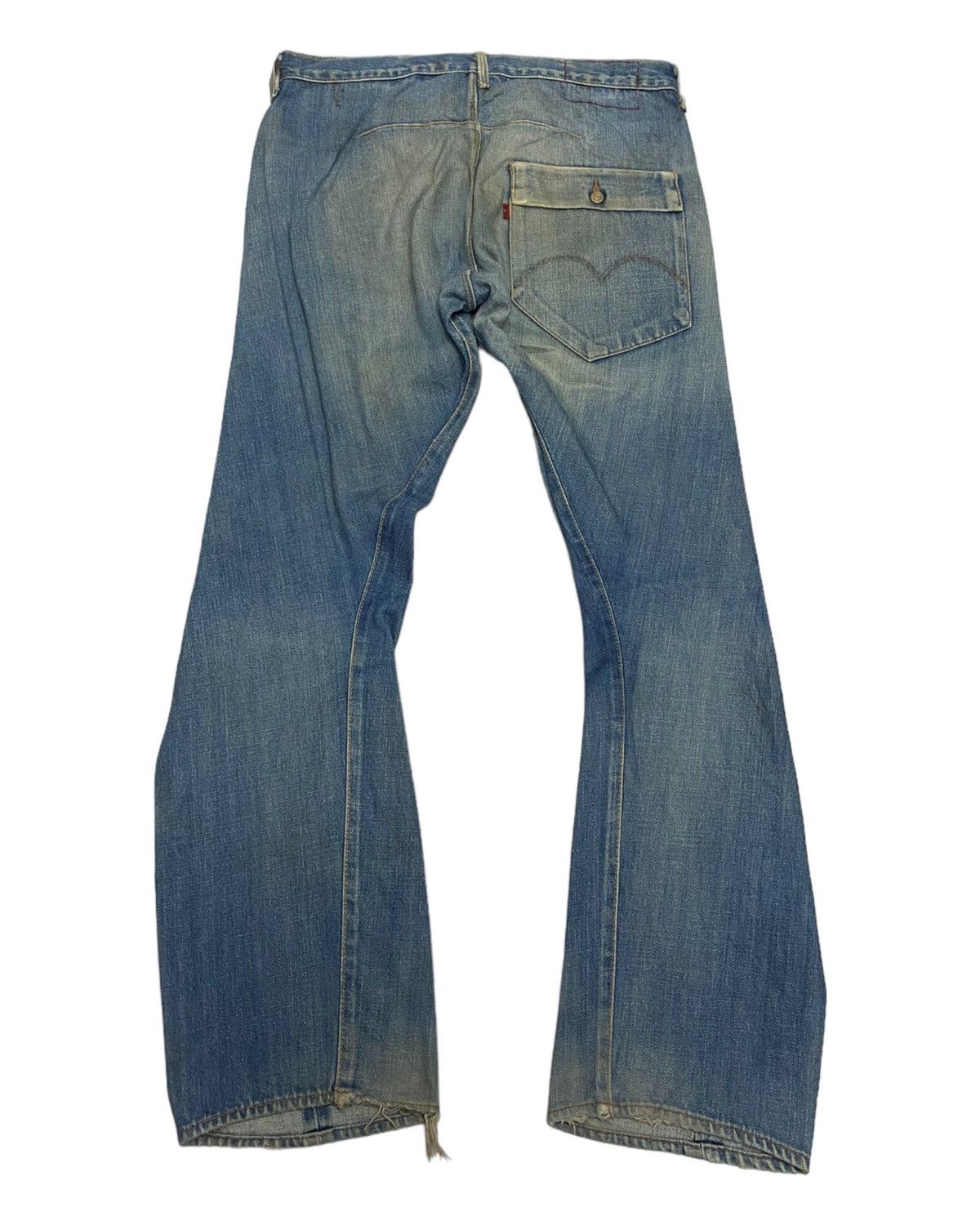 Engineered Garments × Levi's 🔥RUSTY TWISTED LEG LEVIS R DISTRESSED DENIM JEANS Size US 32 / EU 48 - 7 Thumbnail