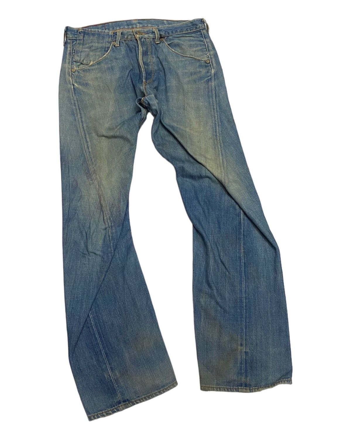Engineered Garments × Levi's 🔥RUSTY TWISTED LEG LEVIS R DISTRESSED DENIM JEANS Size US 32 / EU 48 - 6 Thumbnail