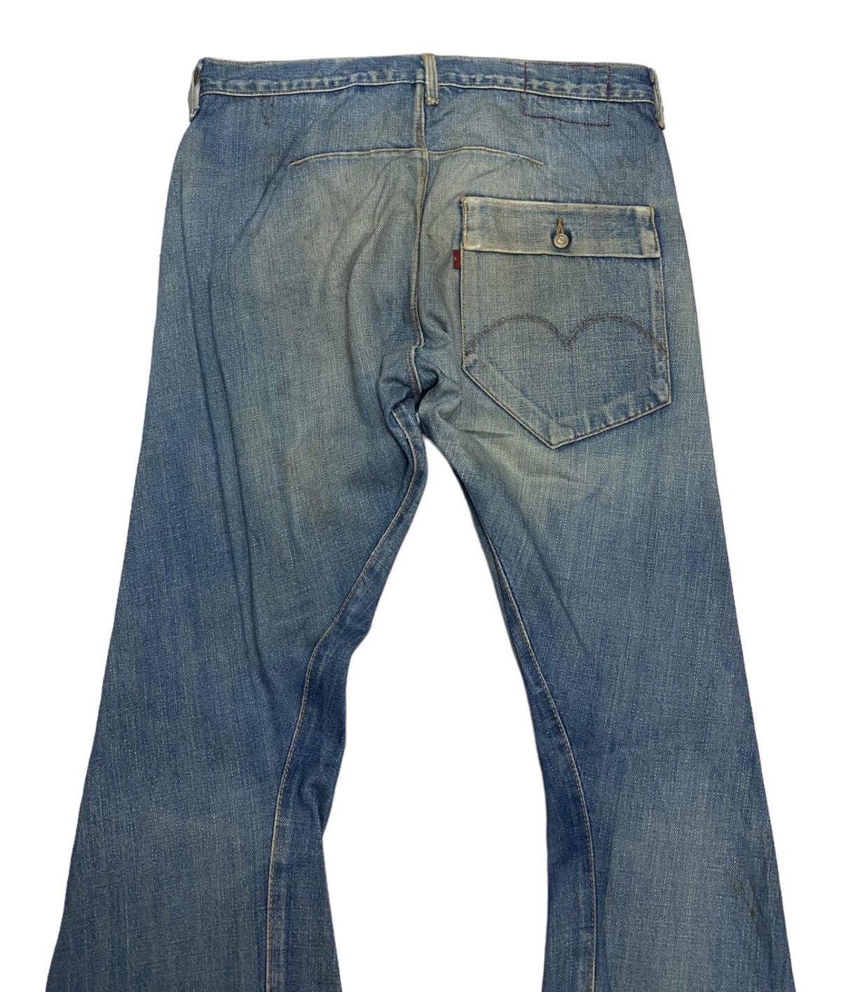 Engineered Garments × Levi's 🔥RUSTY TWISTED LEG LEVIS R DISTRESSED DENIM JEANS Size US 32 / EU 48 - 4 Thumbnail