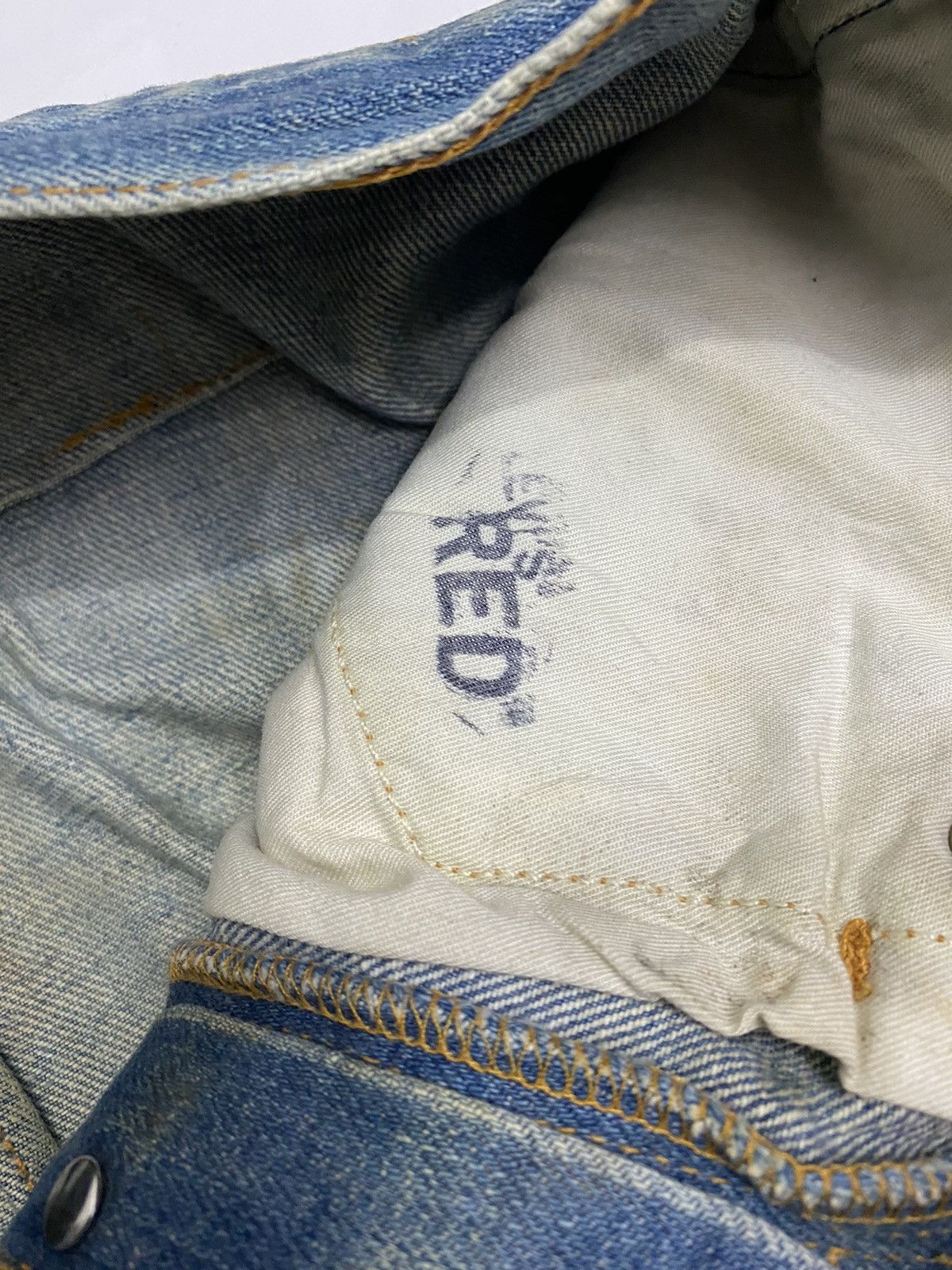Engineered Garments × Levi's 🔥RUSTY TWISTED LEG LEVIS R DISTRESSED DENIM JEANS Size US 32 / EU 48 - 9 Thumbnail