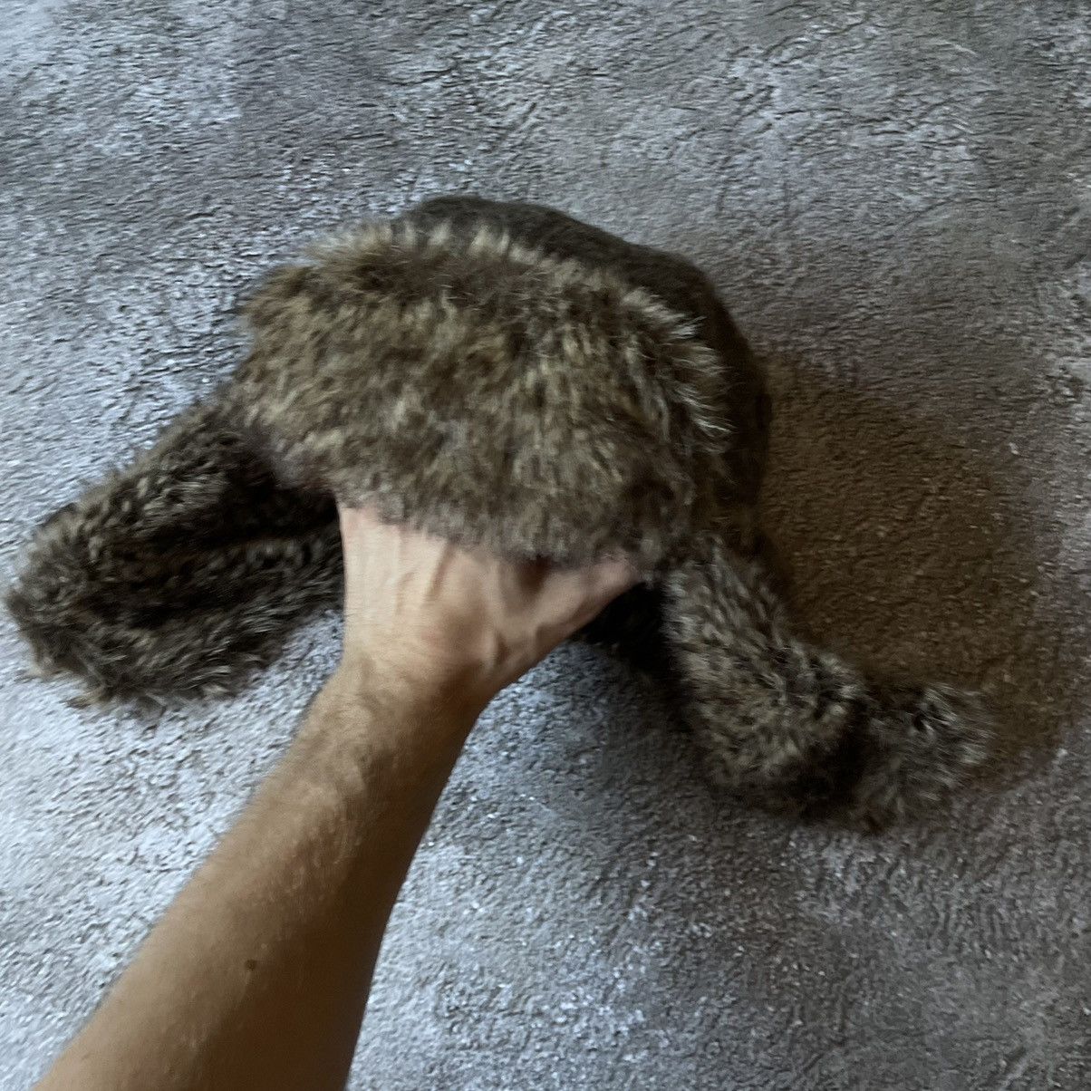 Vintage Vintage 90s Alt Beanie Mohair Ushanka Faux American VTg Size ONE SIZE - 4 Thumbnail