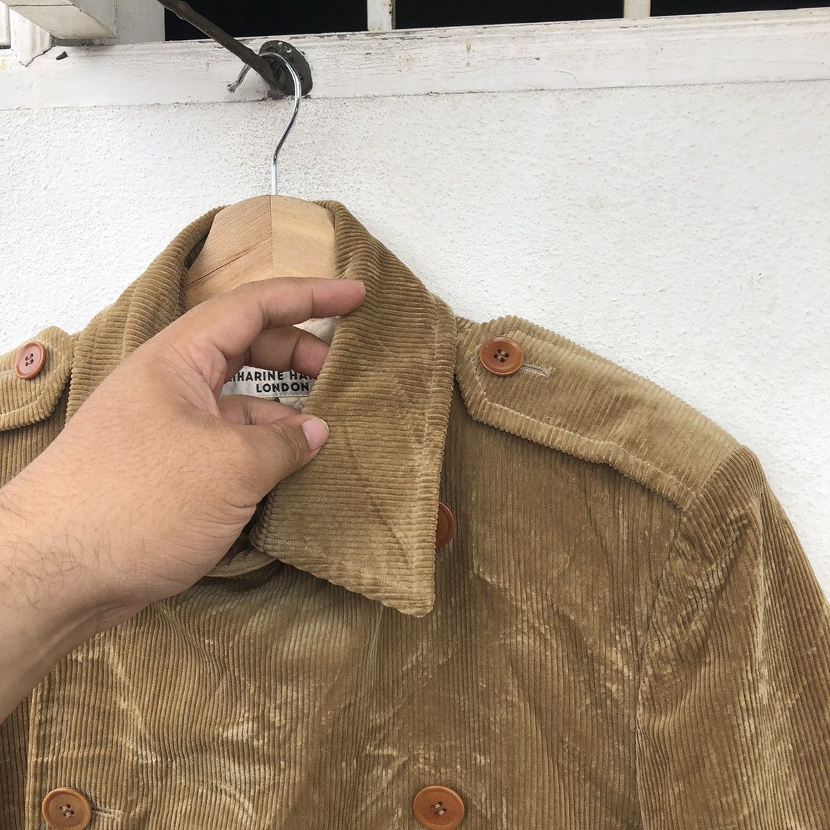 Katharine Hamnett London KATHARINE HAMNETT LONDON CORDUROY JACKET MADE IN JAPAN Size US M / EU 48-50 / 2 - 7 Thumbnail