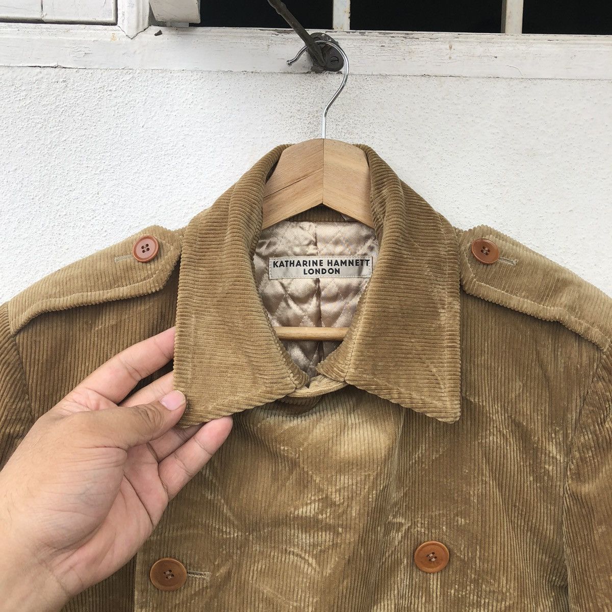 Katharine Hamnett London KATHARINE HAMNETT LONDON CORDUROY JACKET MADE IN JAPAN Size US M / EU 48-50 / 2 - 5 Thumbnail