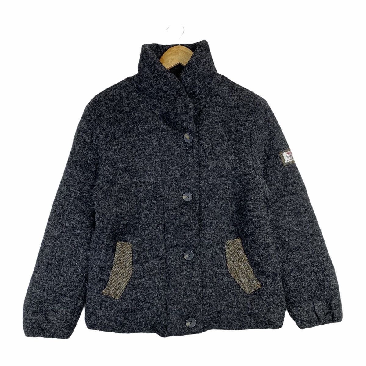 Harris Tweed × Vintage HARRIS TWEED HANDWOVEN SCOTLAND DESIGN SWEATER JACKET Size US S / EU 44-46 / 1 - 1 Thumbnail