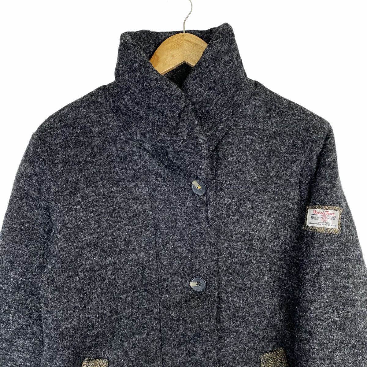 Harris Tweed × Vintage HARRIS TWEED HANDWOVEN SCOTLAND DESIGN SWEATER JACKET Size US S / EU 44-46 / 1 - 4 Thumbnail