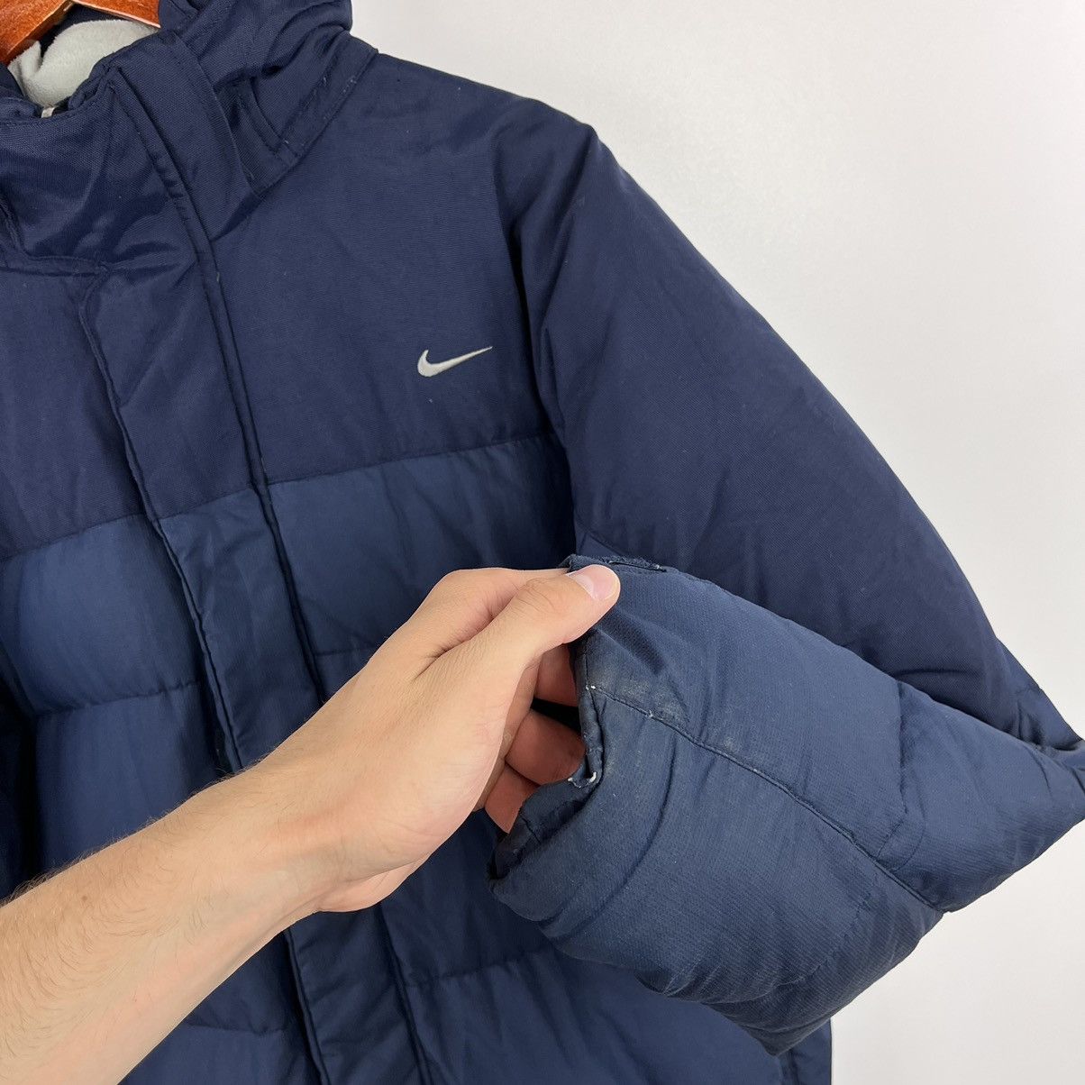 Nike Vintage Nike Puffer Down Jacket Embroidery Small Swoosh Logo Size US M / EU 48-50 / 2 - 8 Thumbnail