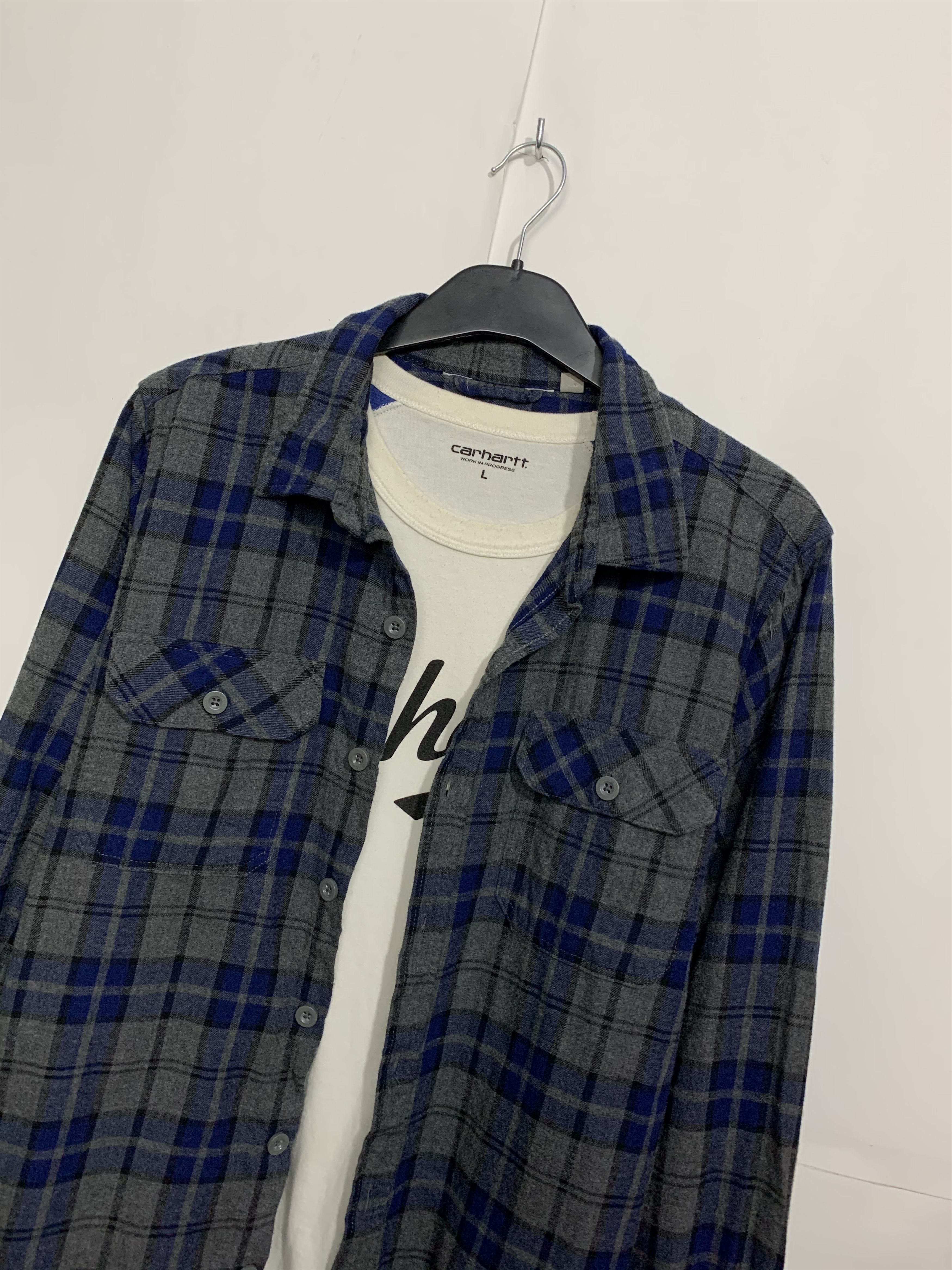 Flannel Vintage Flannel Plaid Shirt Travis style Size US L / EU 52-54 / 3 - 2 Thumbnail