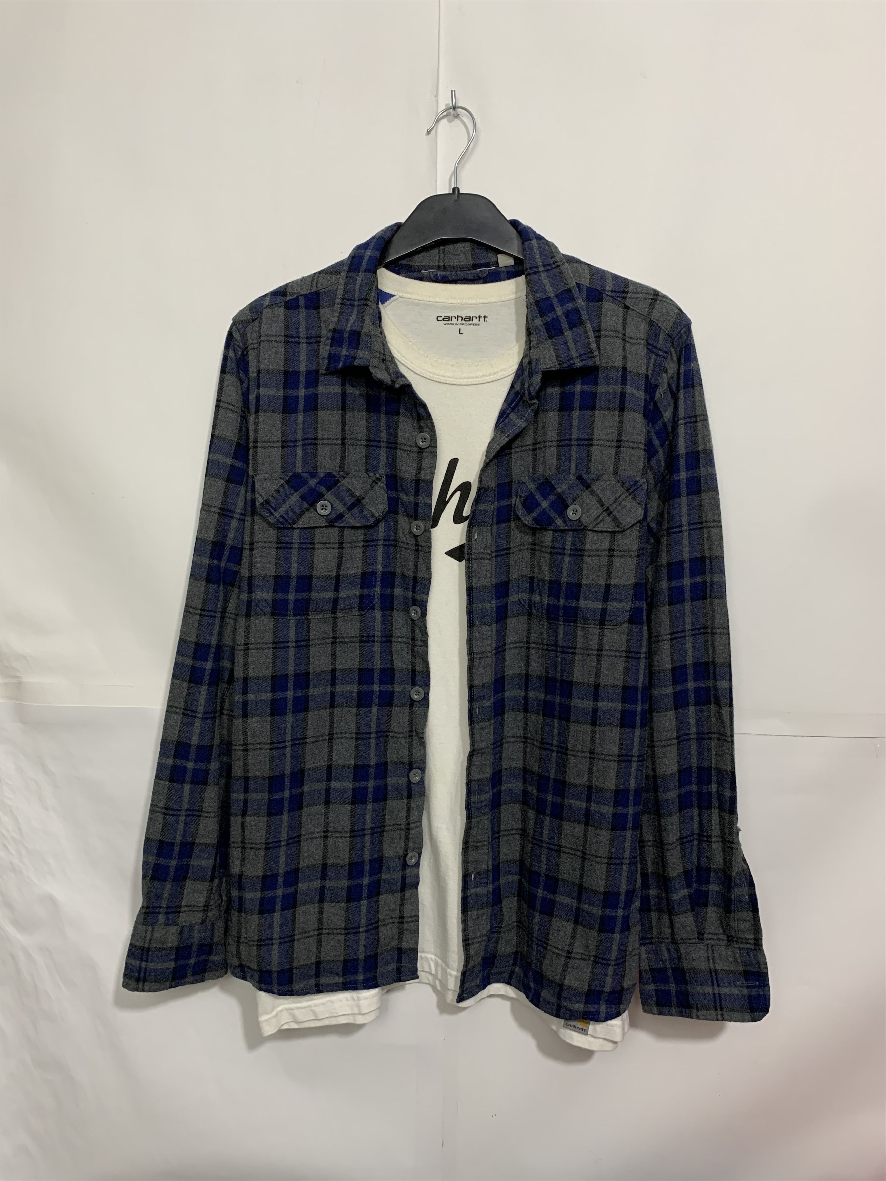 Flannel Vintage Flannel Plaid Shirt Travis style Size US L / EU 52-54 / 3 - 1 Thumbnail