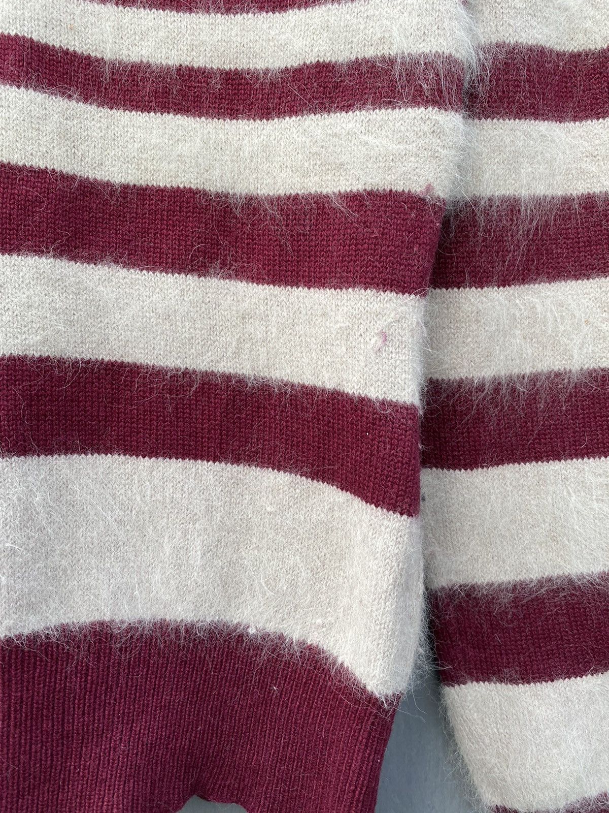 Alexander McQueen × Vintage Alexander Mqueen Vintage angora hair striped sweater size L Size US L / EU 52-54 / 3 - 5 Thumbnail