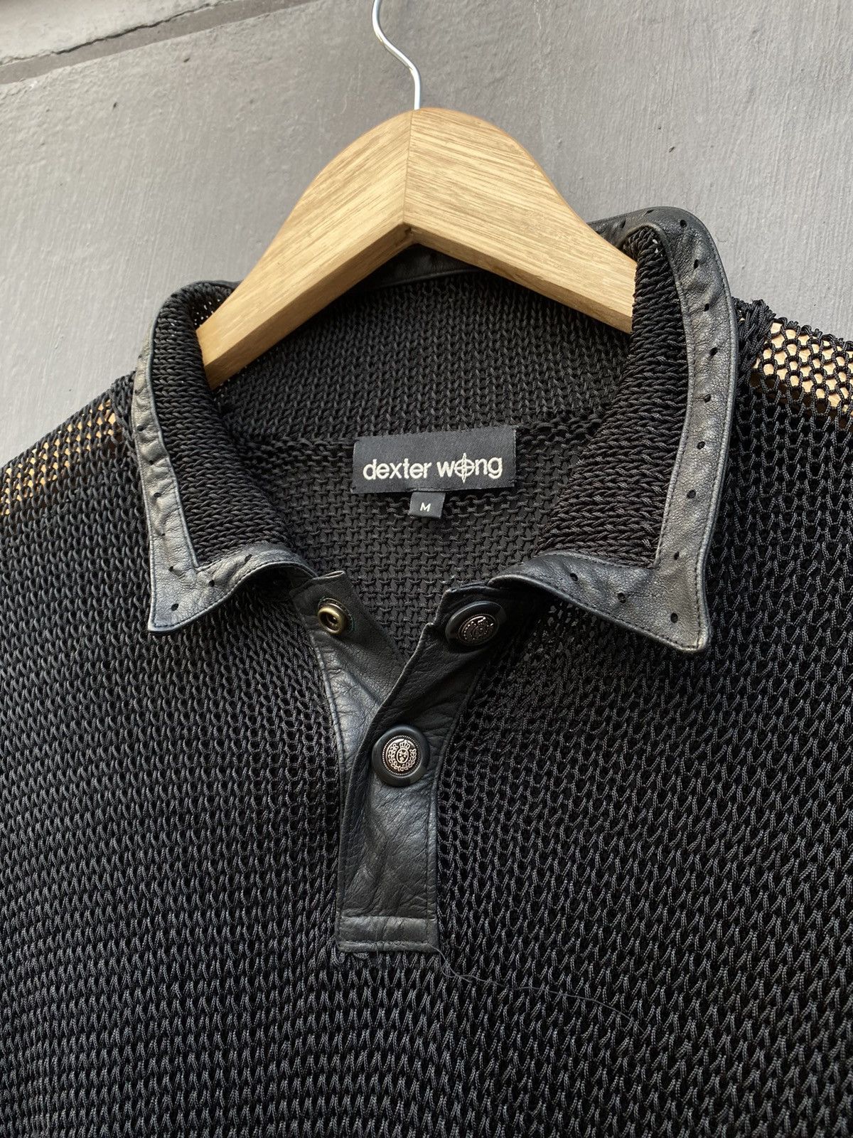 Vintage Dexter Wong Avant Gard knit mesh longsleeve size M/L Size US M / EU 48-50 / 2 - 3 Thumbnail