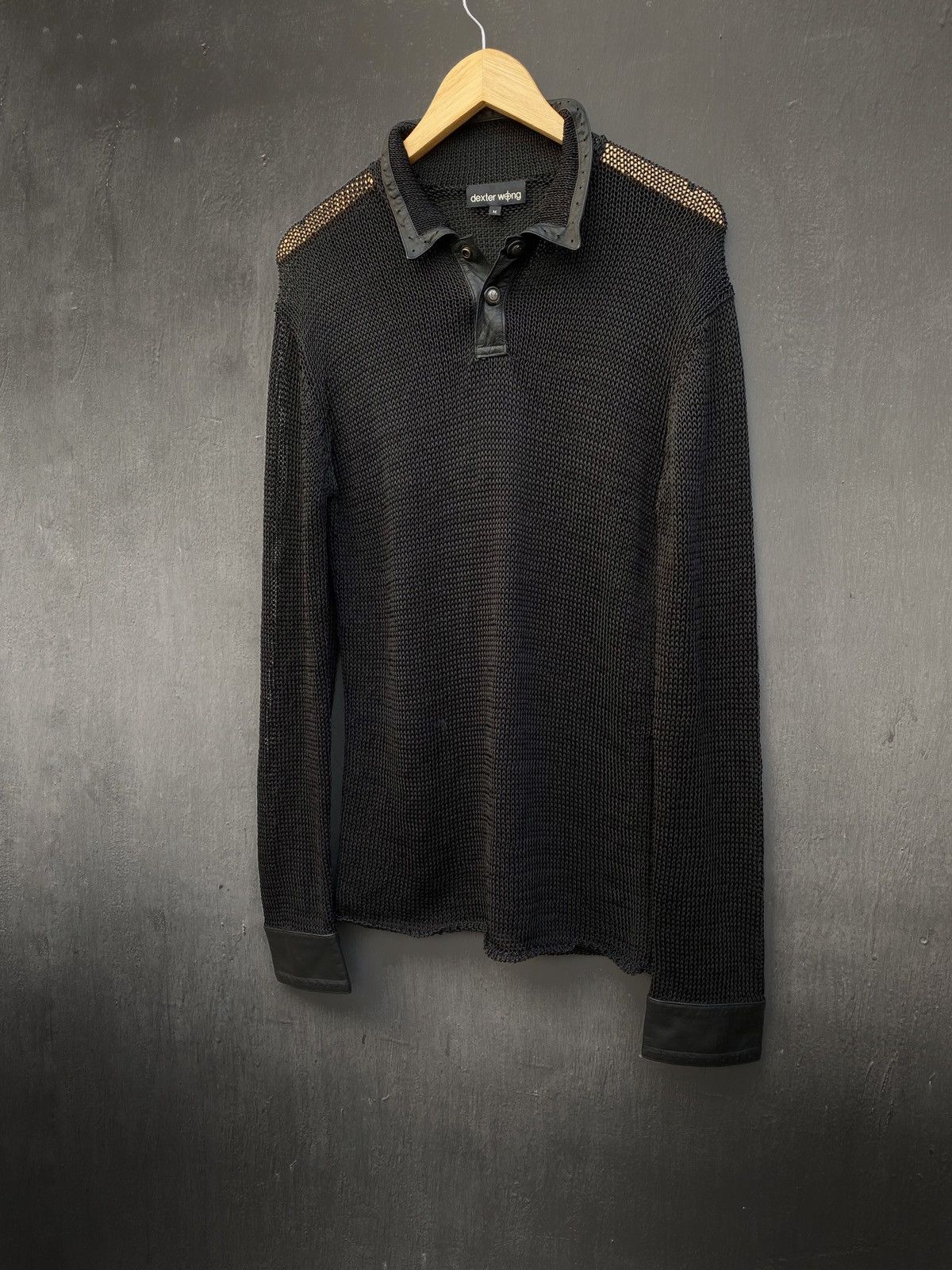 Vintage Dexter Wong Avant Gard knit mesh longsleeve size M/L Size US M / EU 48-50 / 2 - 1 Thumbnail