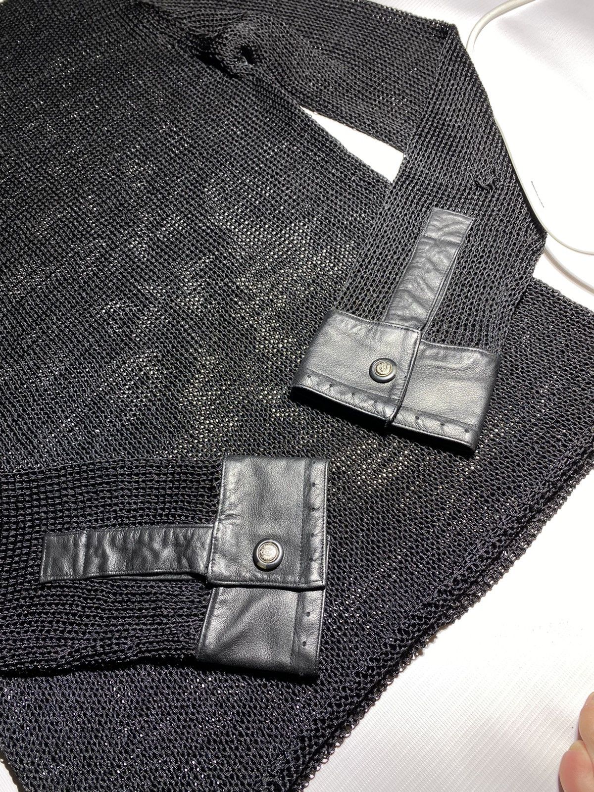 Vintage Dexter Wong Avant Gard knit mesh longsleeve size M/L Size US M / EU 48-50 / 2 - 7 Thumbnail