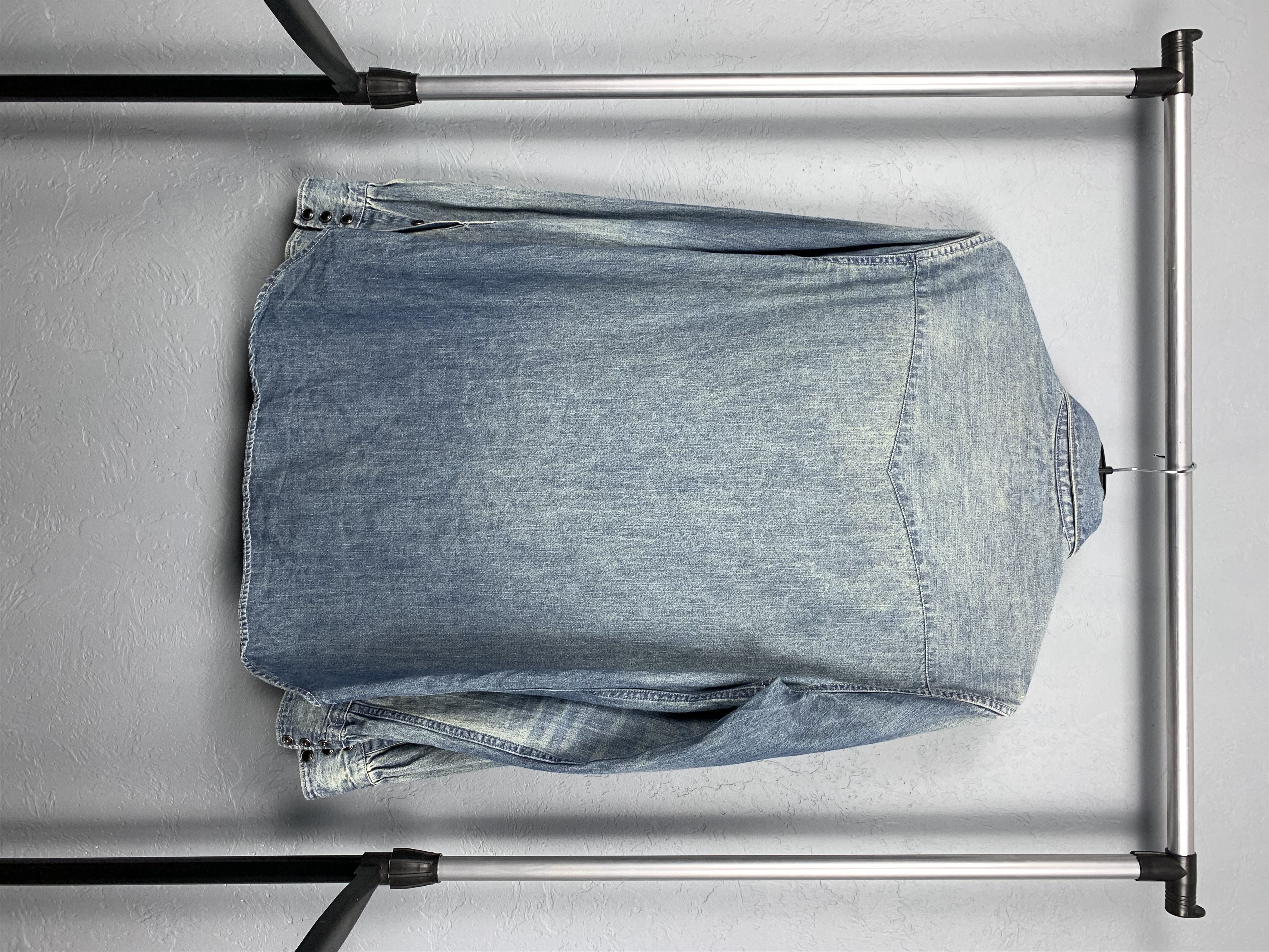 Denim & Supply Ralph Lauren × Polo Ralph Lauren × Vintage Denim And Supply Ralph Lauren Vintage Mens Denim Shirt Size US S / EU 44-46 / 1 - 7 Thumbnail