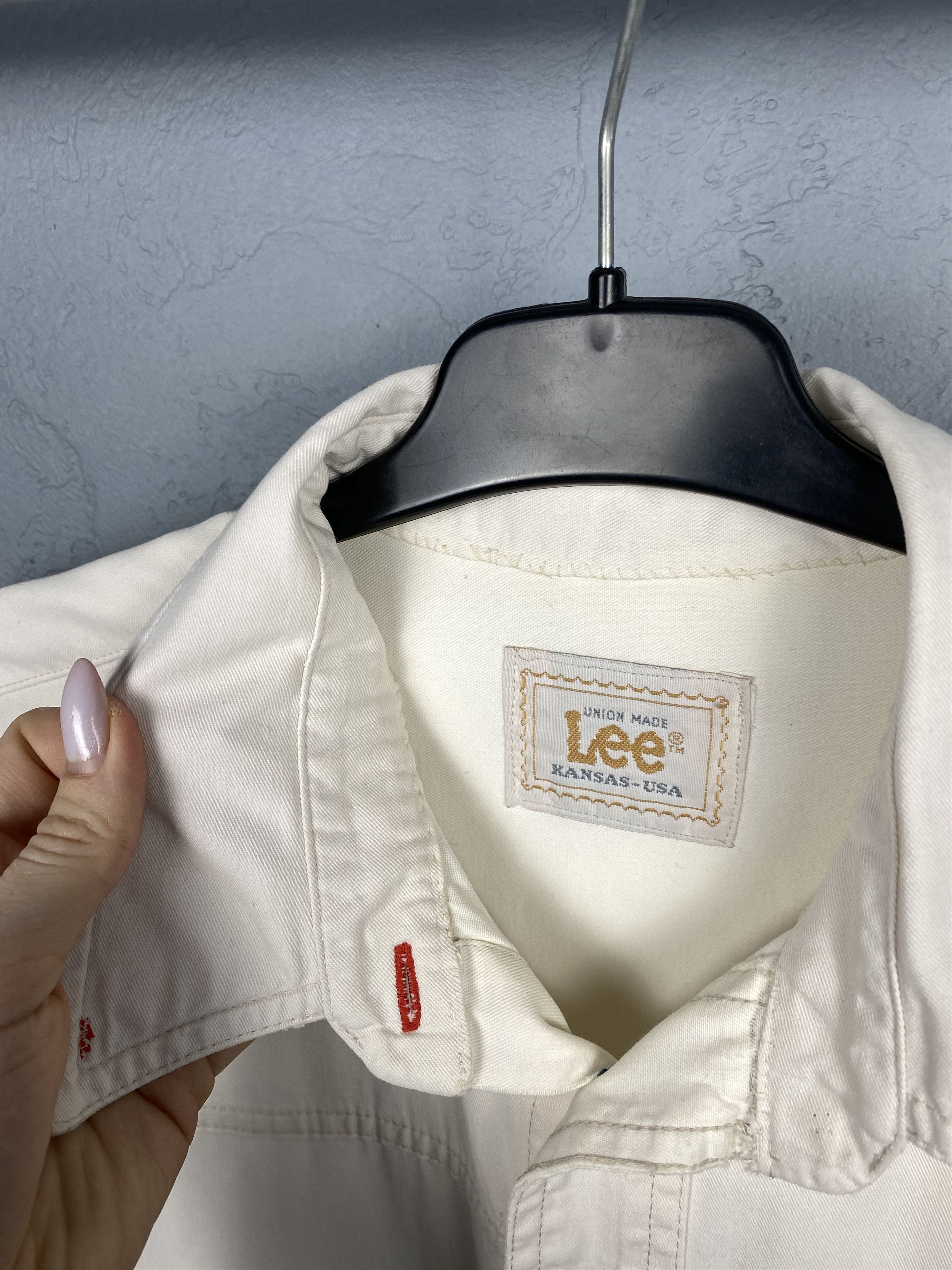 Lee Lee 90s Vintage Mens Denim Shirt Jeans Size US XL / EU 56 / 4 - 5 Thumbnail