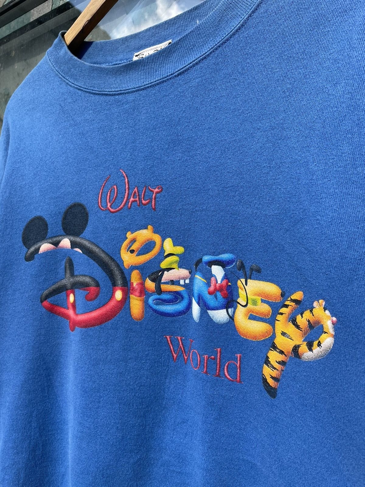 Disney × Vintage Rare Vintage Walt Disney World Merchandise Logo Sweatshirt Size US XL / EU 56 / 4 - 3 Thumbnail