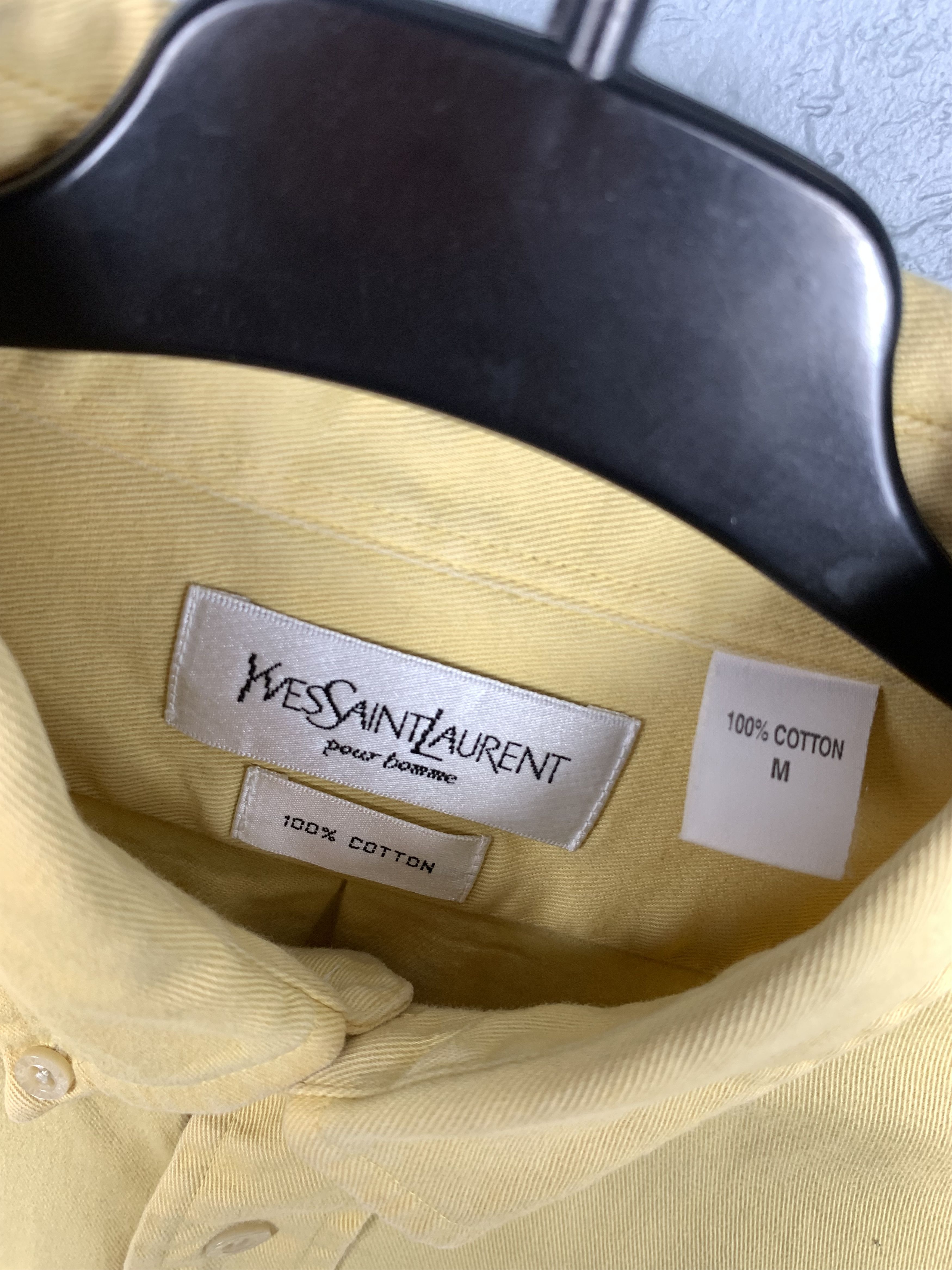 Yves Saint Laurent Vintage Yves Saint Laurent YSL men's shirt Size US L / EU 52-54 / 3 - 3 Thumbnail