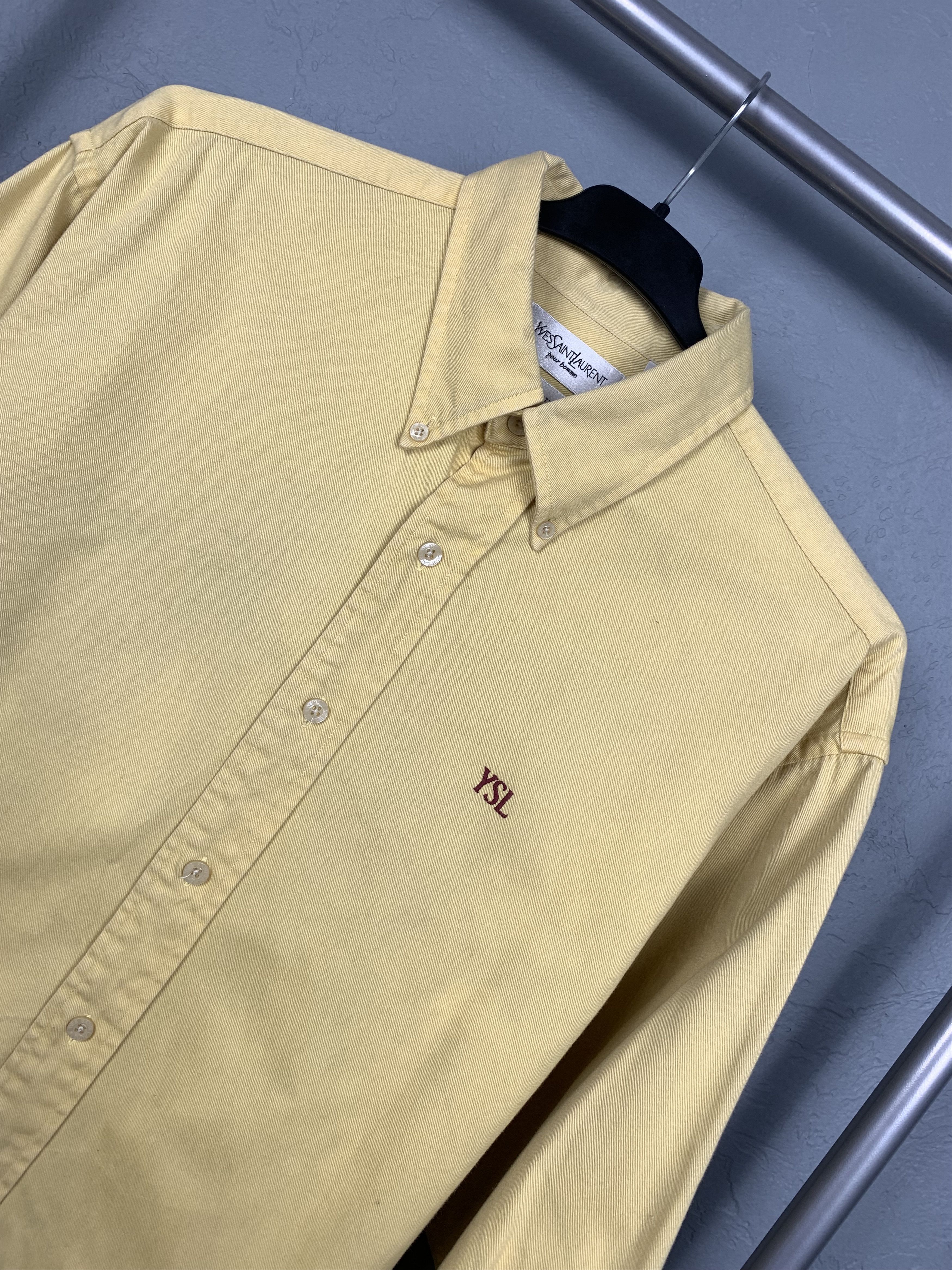 Yves Saint Laurent Vintage Yves Saint Laurent YSL men's shirt Size US L / EU 52-54 / 3 - 2 Thumbnail