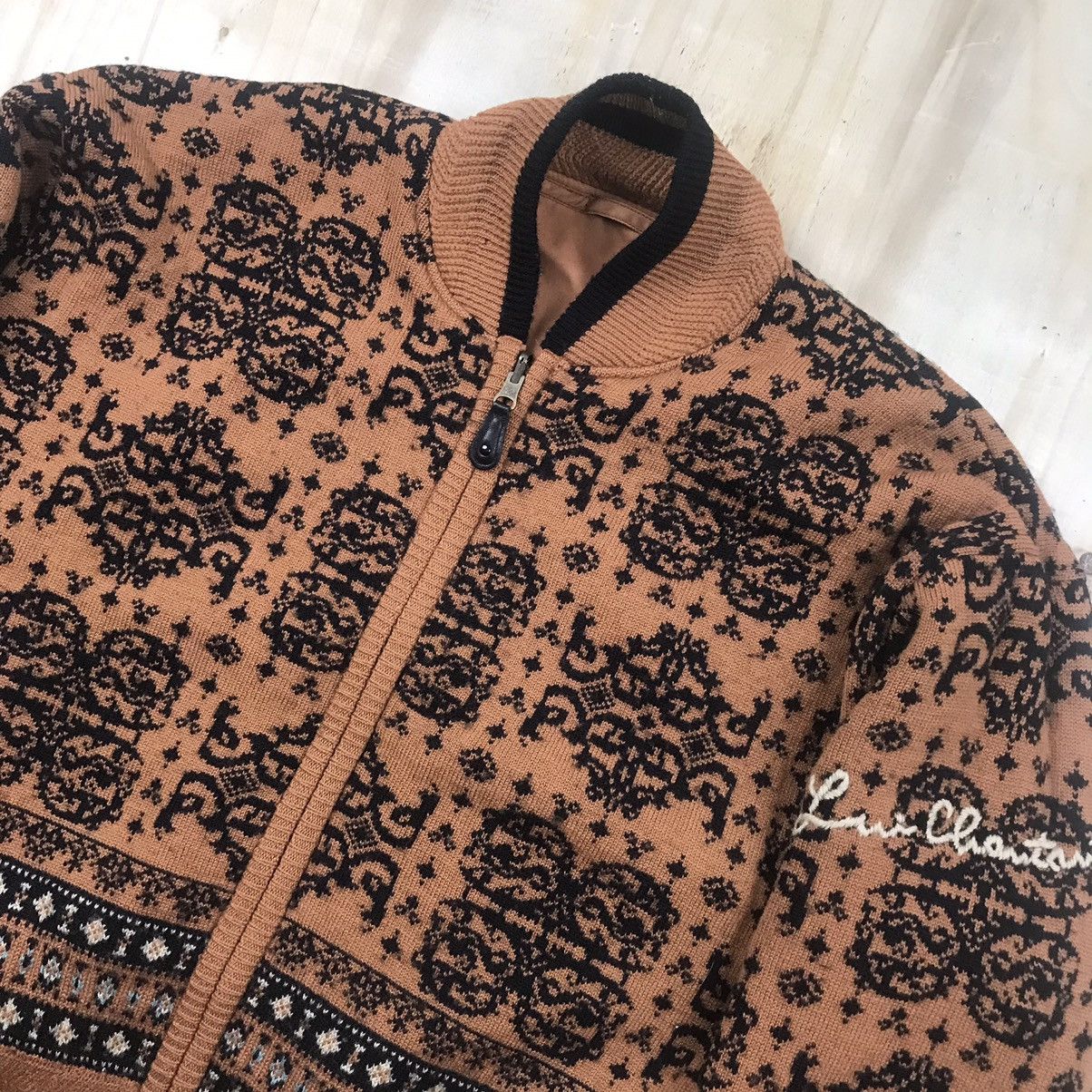 Japanese Brand × Vintage Archive Lui Chantant Damask Print Reversible Cargo Jacket Size US L / EU 52-54 / 3 - 9 Thumbnail