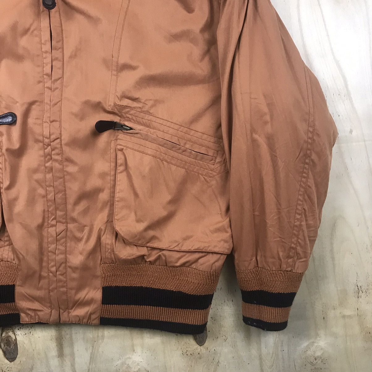 Japanese Brand × Vintage Archive Lui Chantant Damask Print Reversible Cargo Jacket Size US L / EU 52-54 / 3 - 5 Thumbnail