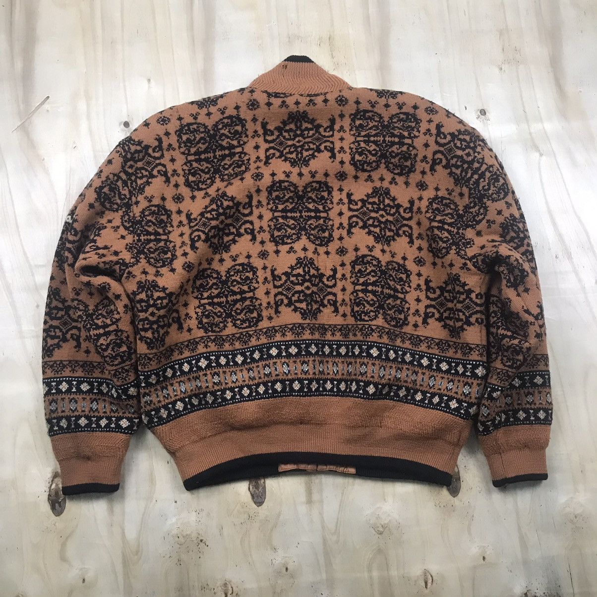 Japanese Brand × Vintage Archive Lui Chantant Damask Print Reversible Cargo Jacket Size US L / EU 52-54 / 3 - 12 Thumbnail