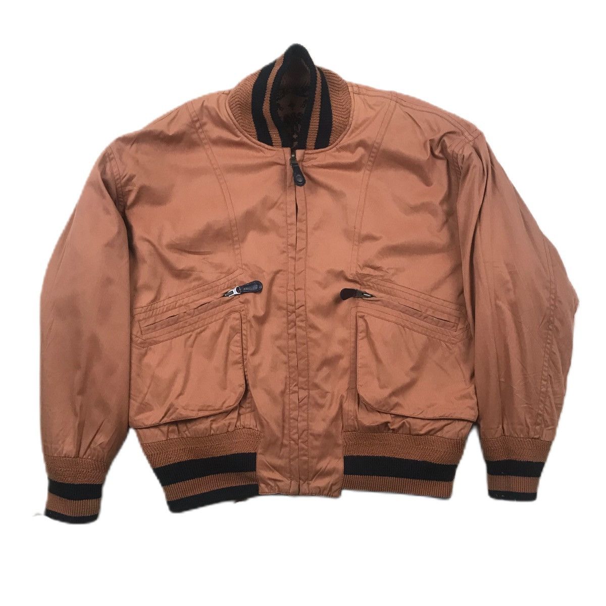 Japanese Brand × Vintage Archive Lui Chantant Damask Print Reversible Cargo Jacket Size US L / EU 52-54 / 3 - 2 Thumbnail