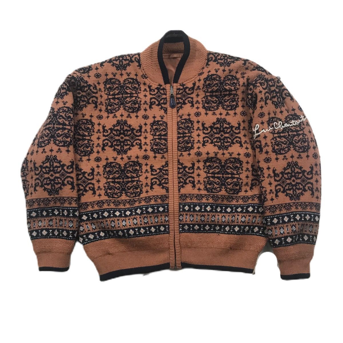 Japanese Brand × Vintage Archive Lui Chantant Damask Print Reversible Cargo Jacket Size US L / EU 52-54 / 3 - 1 Thumbnail