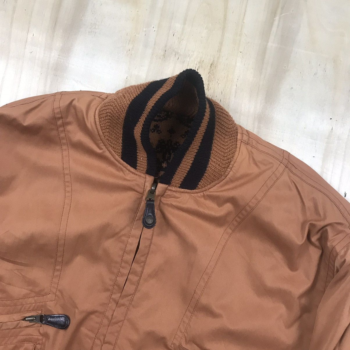 Japanese Brand × Vintage Archive Lui Chantant Damask Print Reversible Cargo Jacket Size US L / EU 52-54 / 3 - 4 Thumbnail