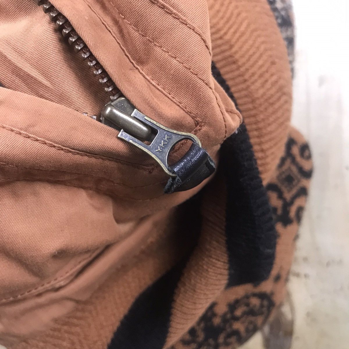 Japanese Brand × Vintage Archive Lui Chantant Damask Print Reversible Cargo Jacket Size US L / EU 52-54 / 3 - 15 Thumbnail