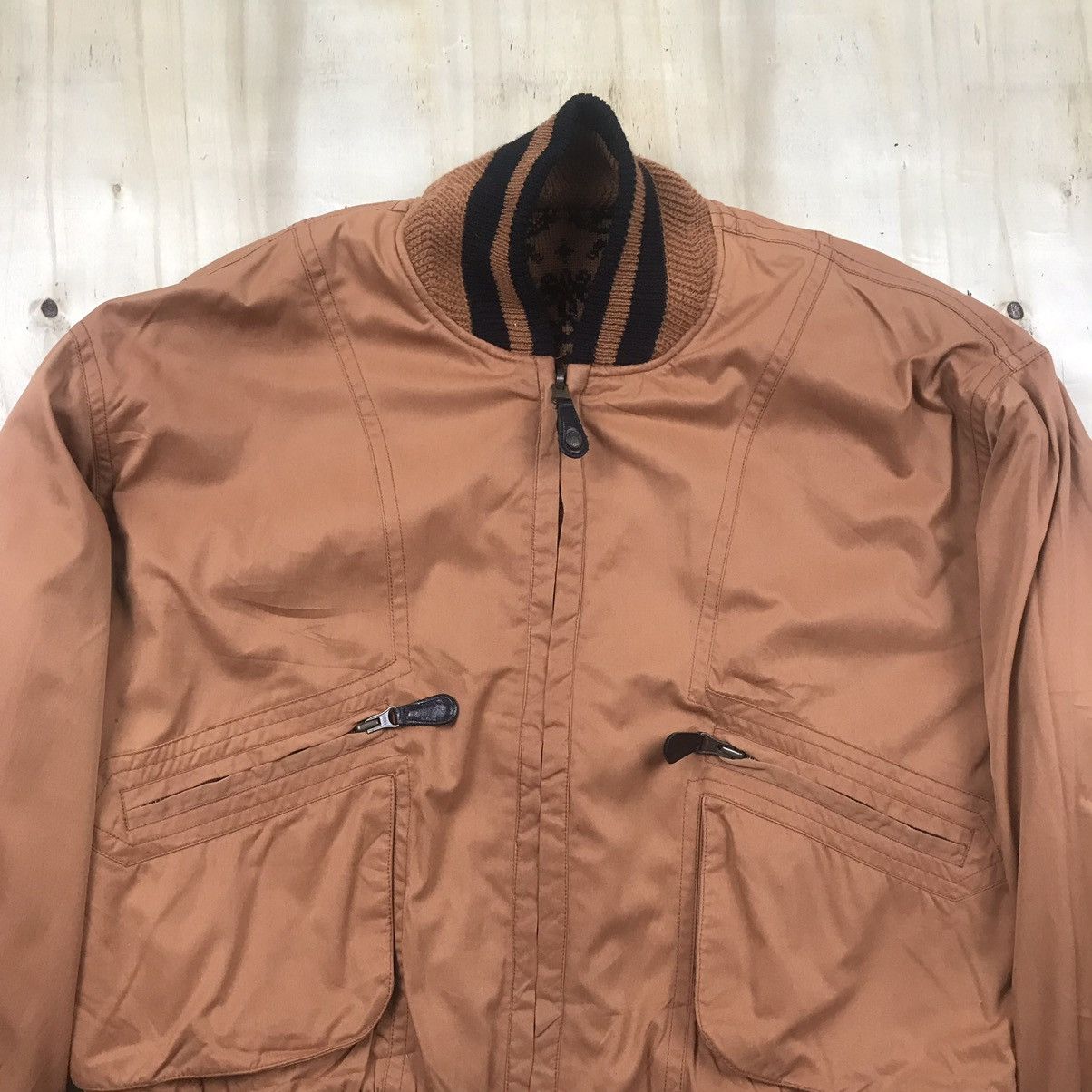 Japanese Brand × Vintage Archive Lui Chantant Damask Print Reversible Cargo Jacket Size US L / EU 52-54 / 3 - 7 Thumbnail
