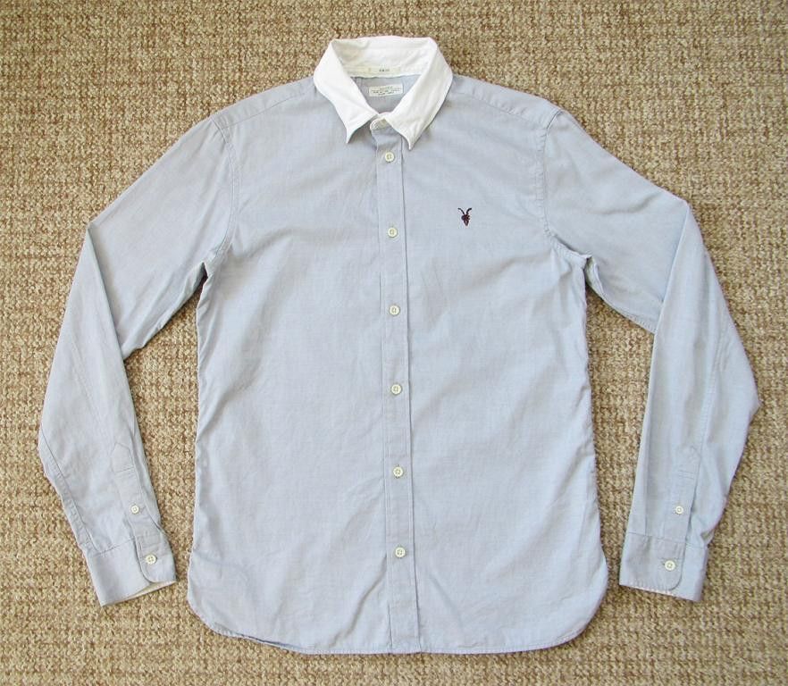 Allsaints ALLSAINTS Danzig Shirt with wire collar Long Sleeve Size US S / EU 44-46 / 1 - 3 Thumbnail