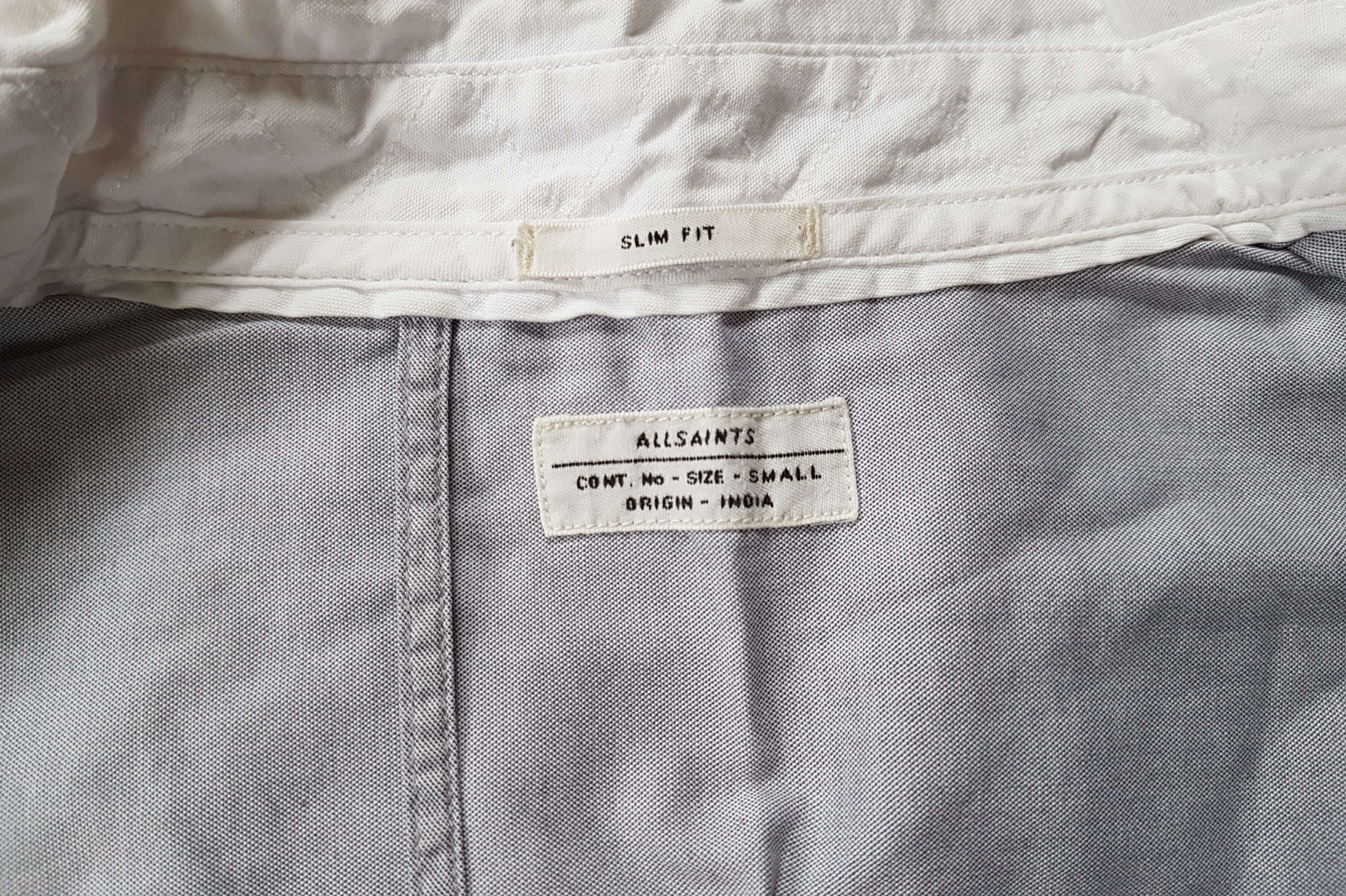 Allsaints ALLSAINTS Danzig Shirt with wire collar Long Sleeve Size US S / EU 44-46 / 1 - 5 Thumbnail