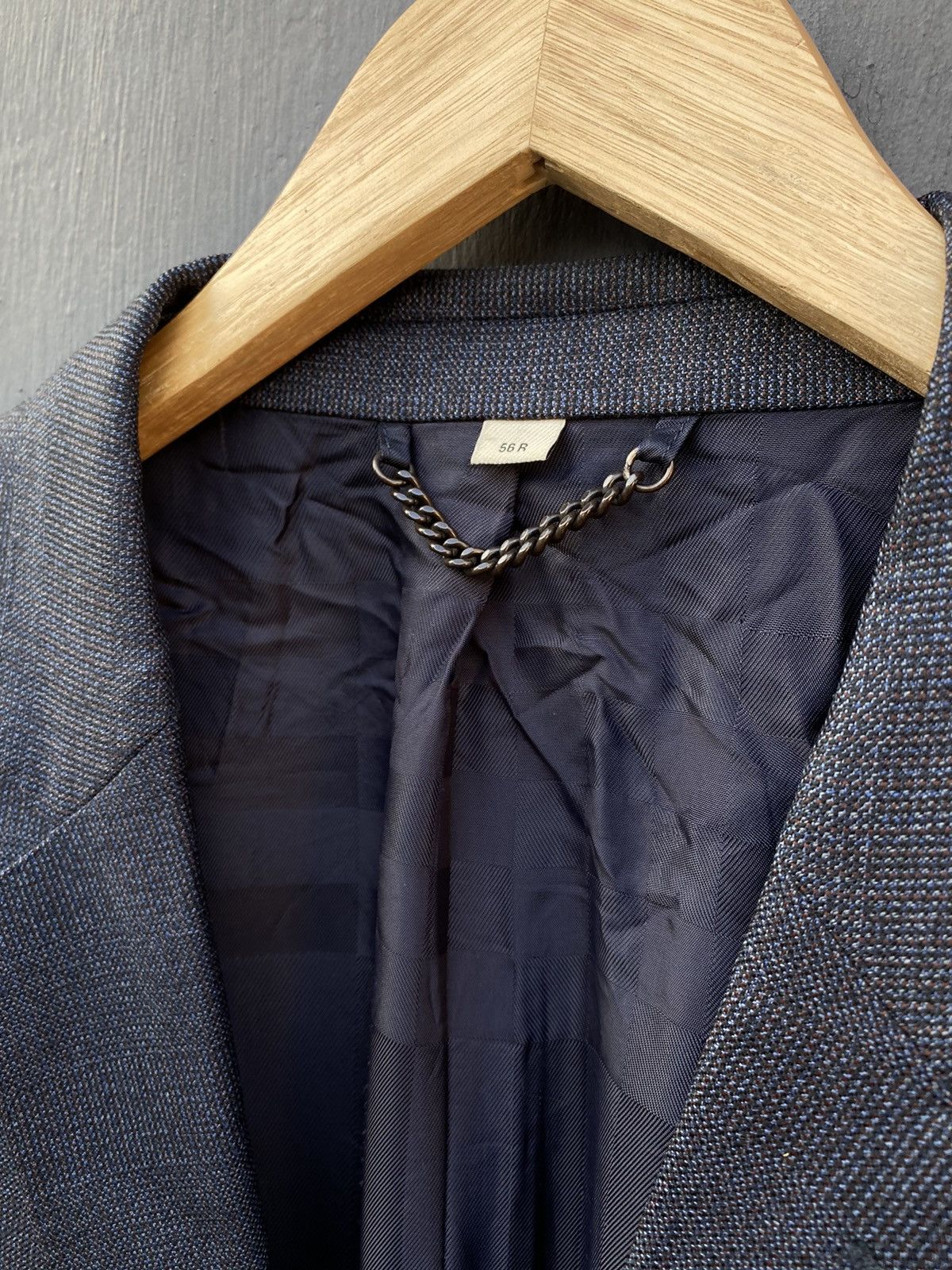 Burberry Burberry milbury navy wool blazer jacket size 56R Size 50R - 5 Thumbnail