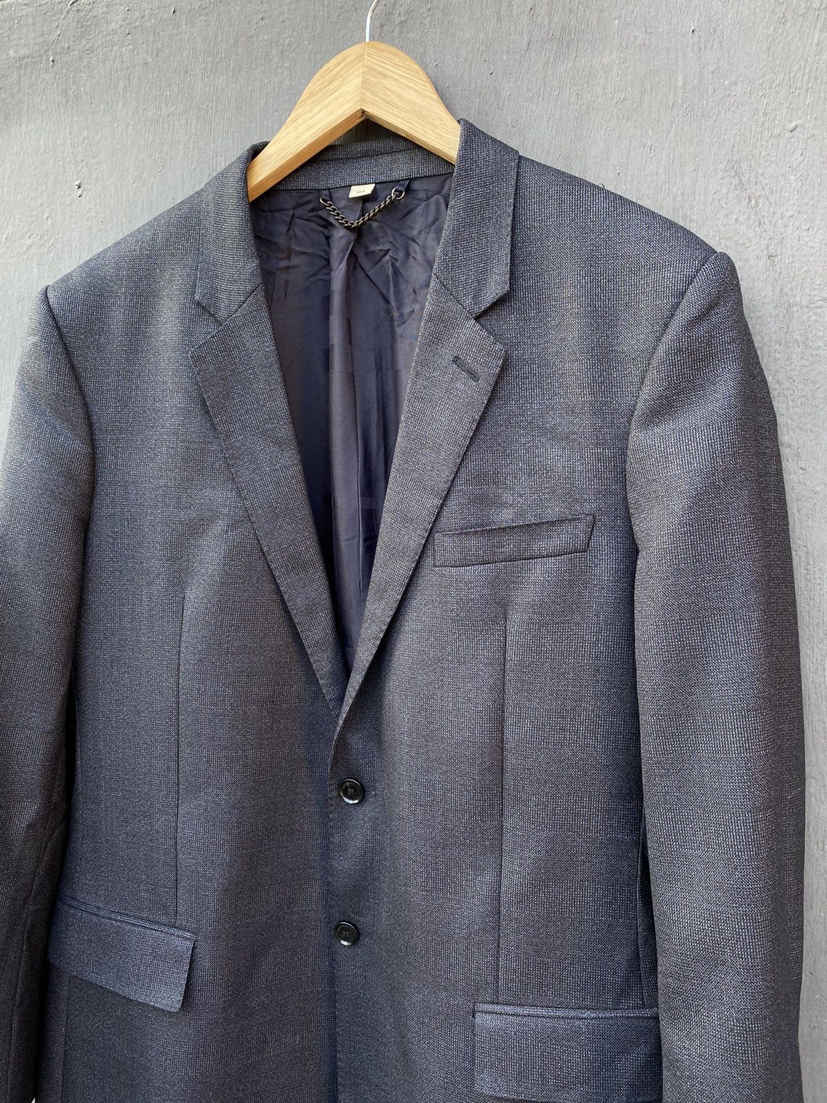 Burberry Burberry milbury navy wool blazer jacket size 56R Size 50R - 1 Thumbnail