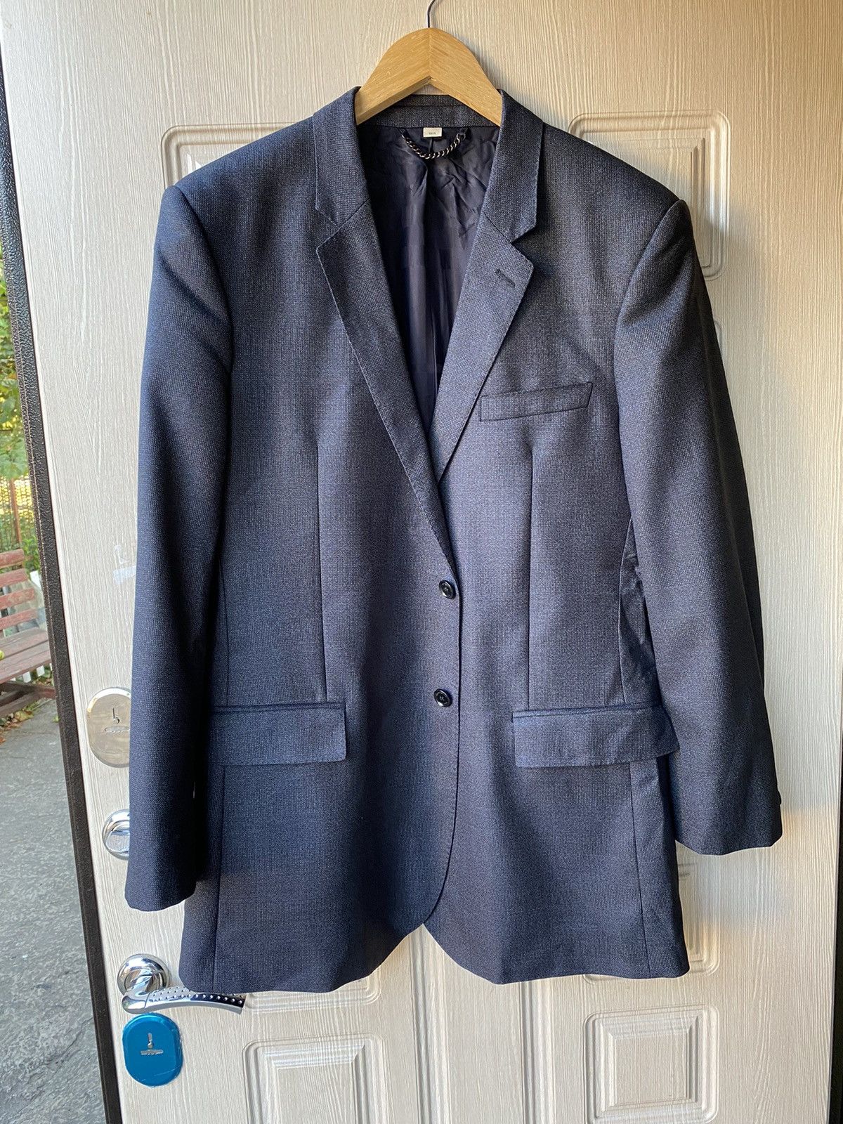 Burberry Burberry milbury navy wool blazer jacket size 56R Size 50R - 12 Thumbnail