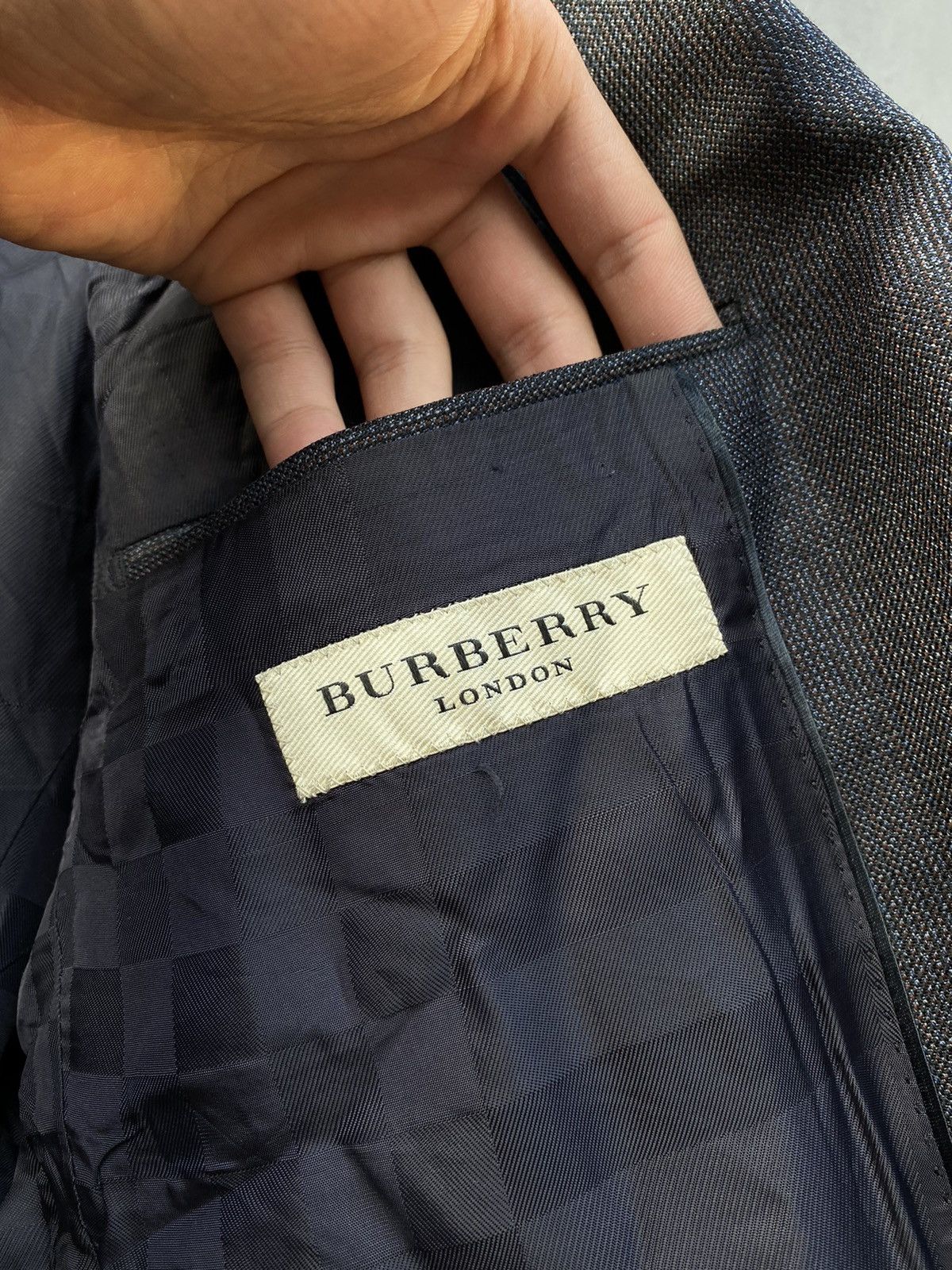 Burberry Burberry milbury navy wool blazer jacket size 56R Size 50R - 8 Thumbnail