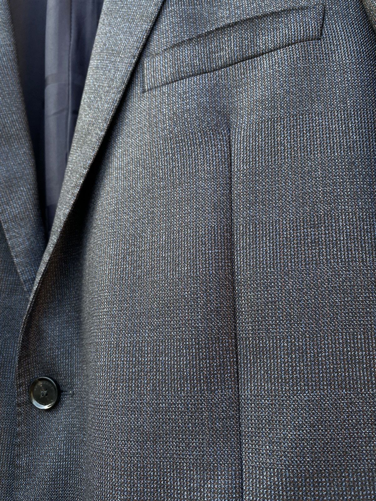 Burberry Burberry milbury navy wool blazer jacket size 56R Size 50R - 3 Thumbnail