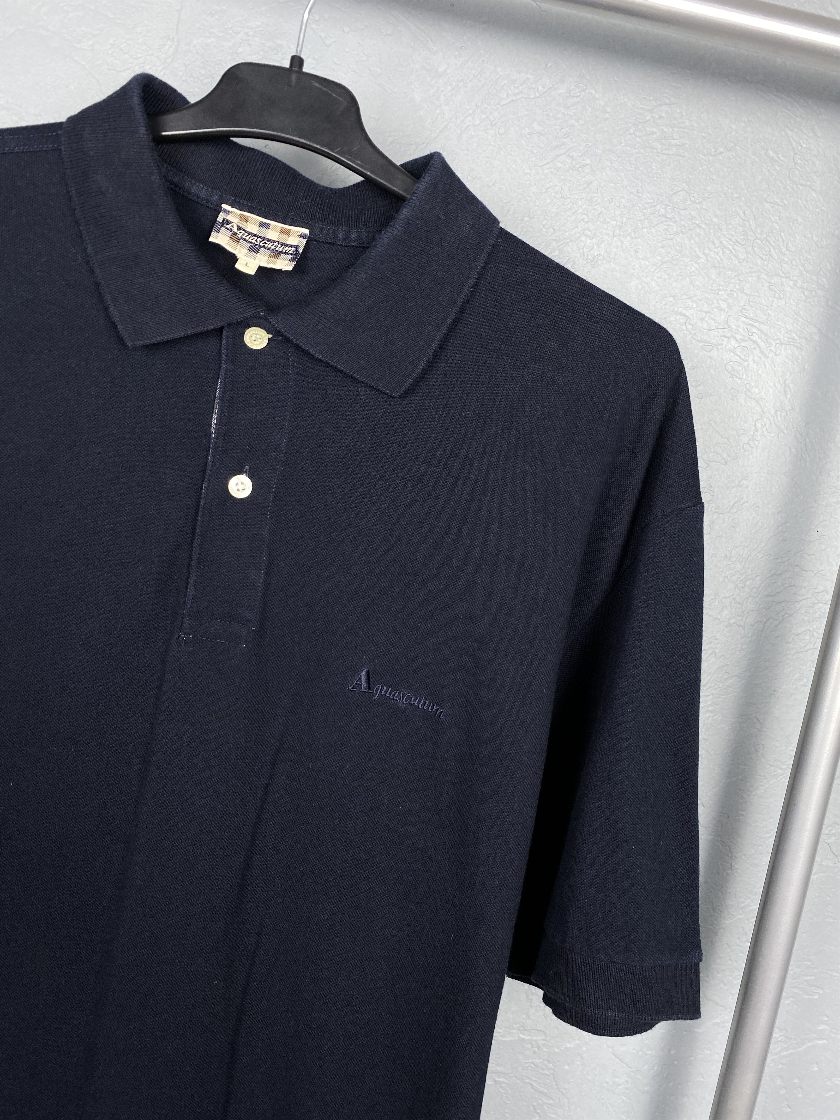 Aquascutum Aquascutum 90s Vintage Mens Polo Shirt Tee Size US L / EU 52-54 / 3 - 2 Thumbnail
