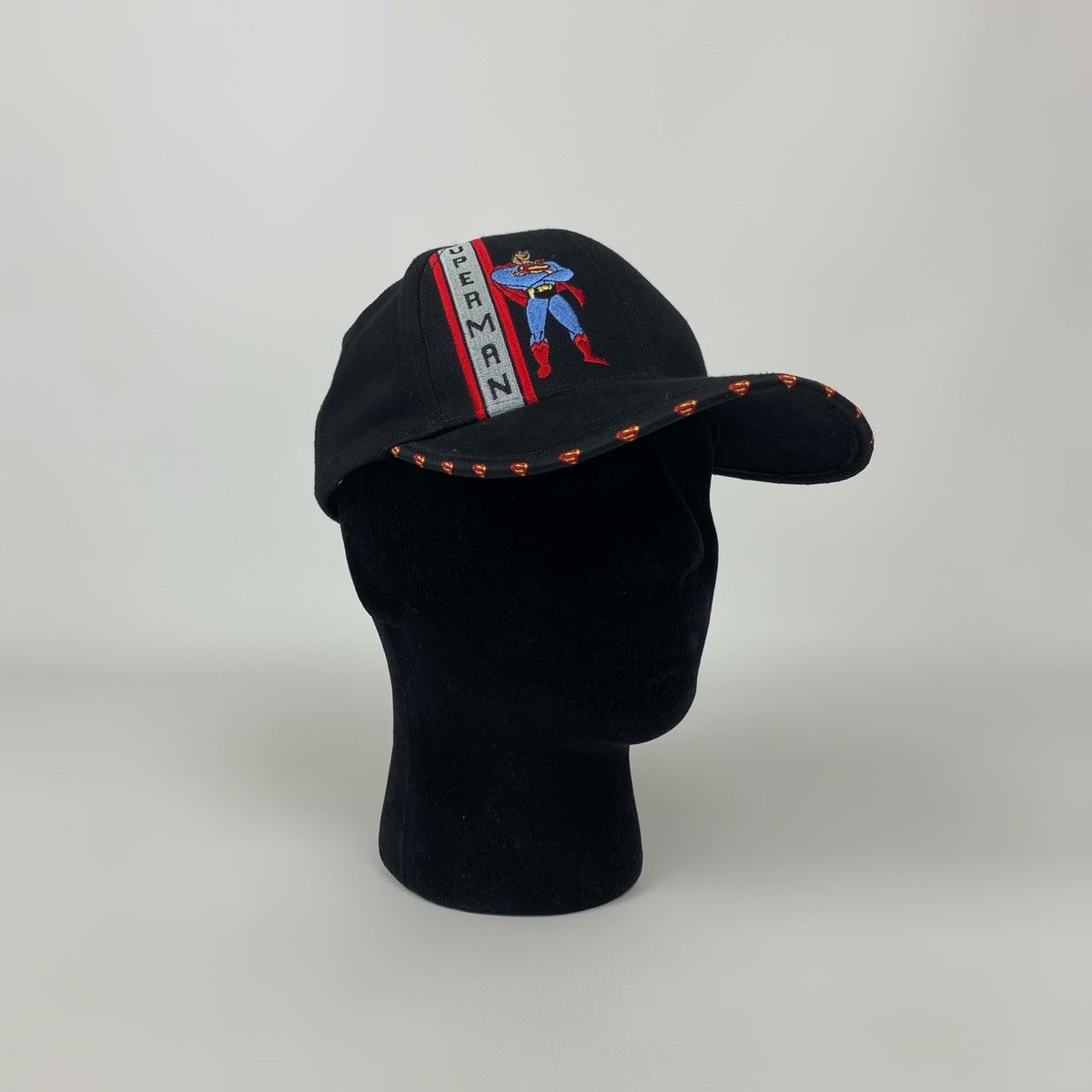 DC Comics × Vintage × Warner Bros 1999 Vintage DC Comics Superman Cap Size ONE SIZE - 6 Thumbnail