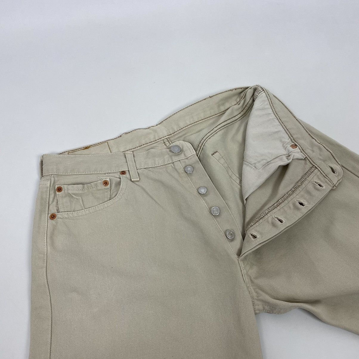 Levi's Vintage Clothing 90’s Vintage Levi’s 501 Denim Jeans 34x34 Size US 34 / EU 50 - 9 Thumbnail