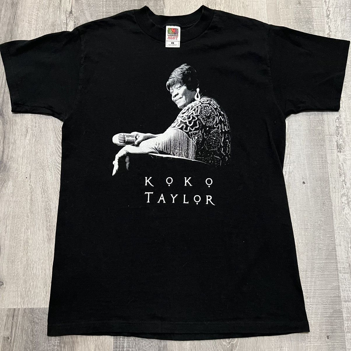 Fruit Of The Loom × Vintage VTG Koko Taylor Royal Blue Black Y2K 