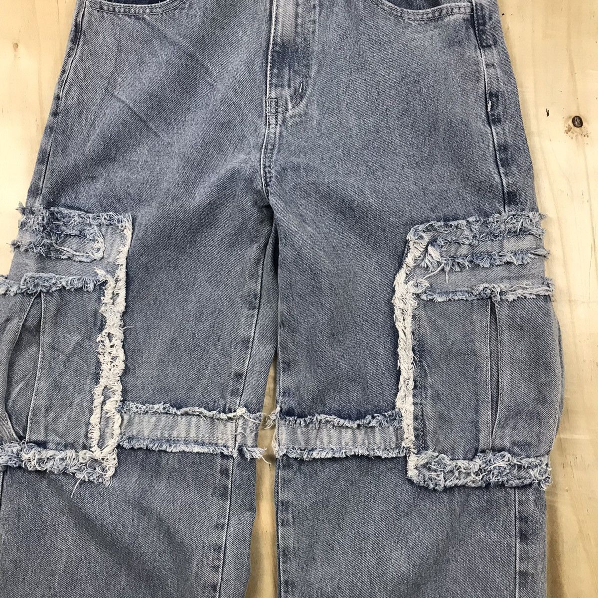Japanese Brand × Vintage Vintage Shein Hagi Fringe Cargo Pants Size US 29 - 5 Thumbnail