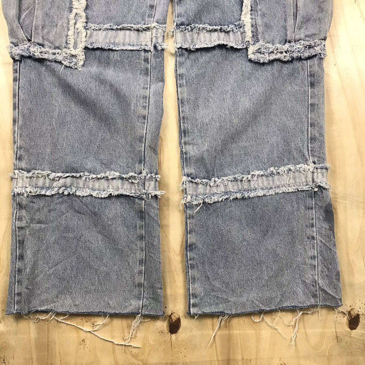 Japanese Brand × Vintage Vintage Shein Hagi Fringe Cargo Pants Size US 29 - 6 Thumbnail