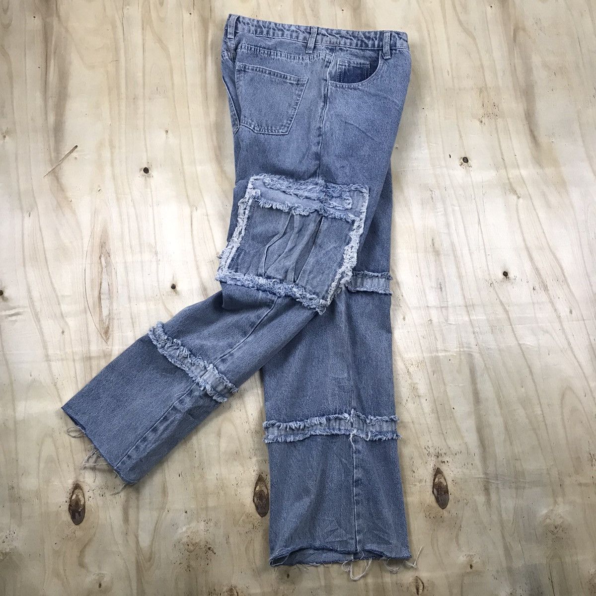 Japanese Brand × Vintage Vintage Shein Hagi Fringe Cargo Pants Size US 29 - 9 Thumbnail