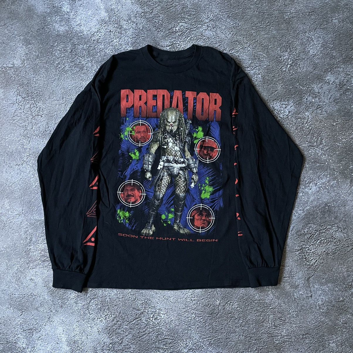 Band Tees Vintage Y2K PREDATOR PROMO ABSTRACT CREEPY FACE HORROR Size US L / EU 52-54 / 3 - 2 Thumbnail
