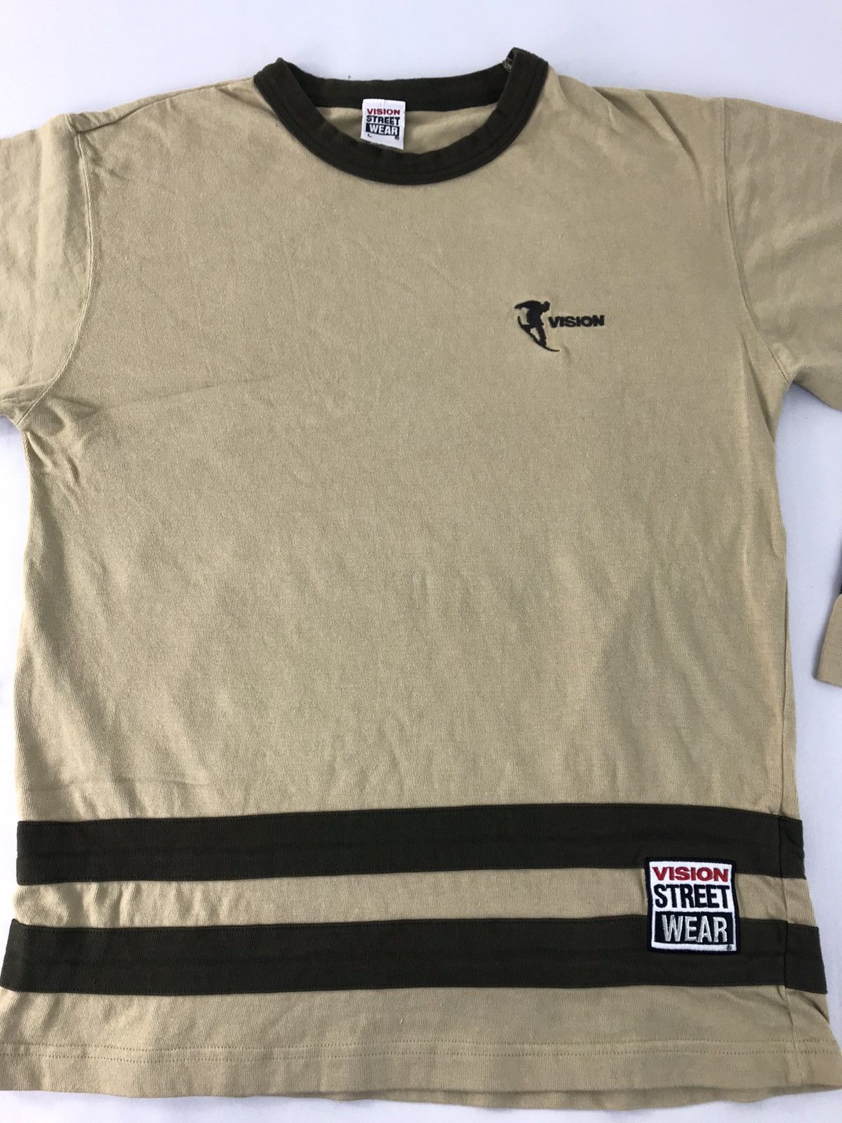 Vintage × Vision Streetwear Vision Street Wear Colour Block Skatebrand Longsleeve Tee Size US M / EU 48-50 / 2 - 3 Thumbnail
