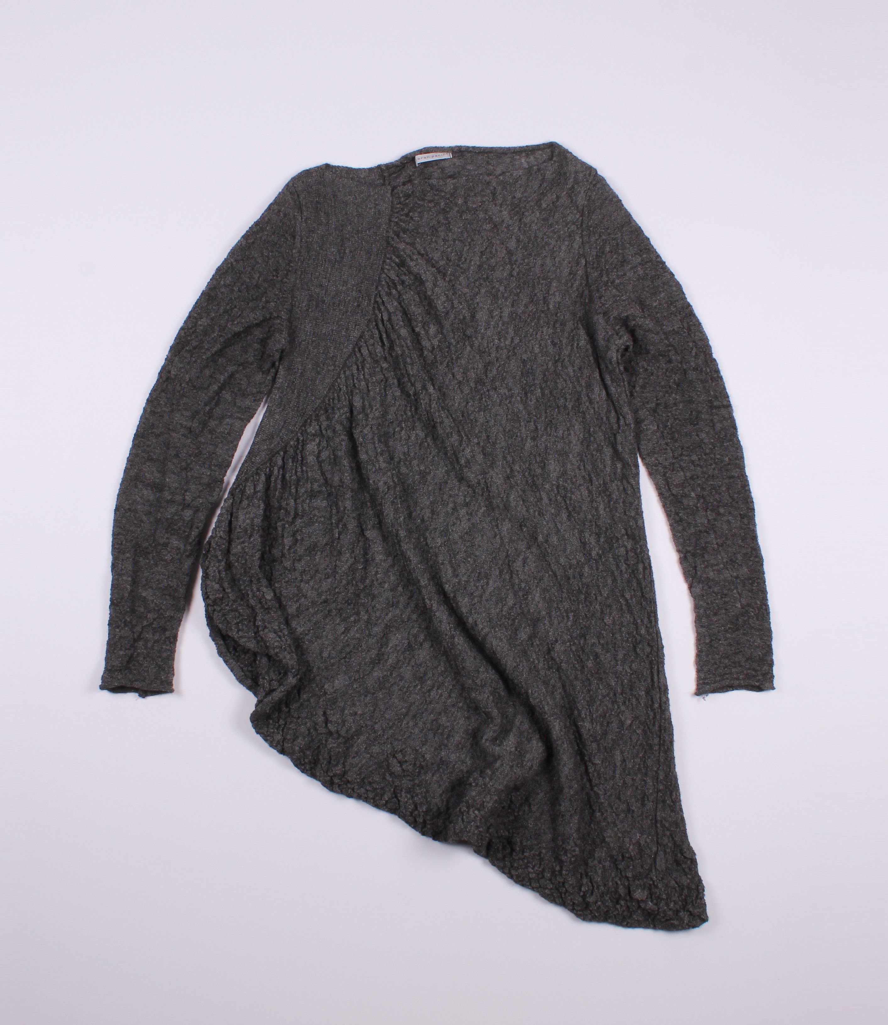 image of Avant Garde Mohair Tunic Dress Jumper in Grey, Women's (Size Small)