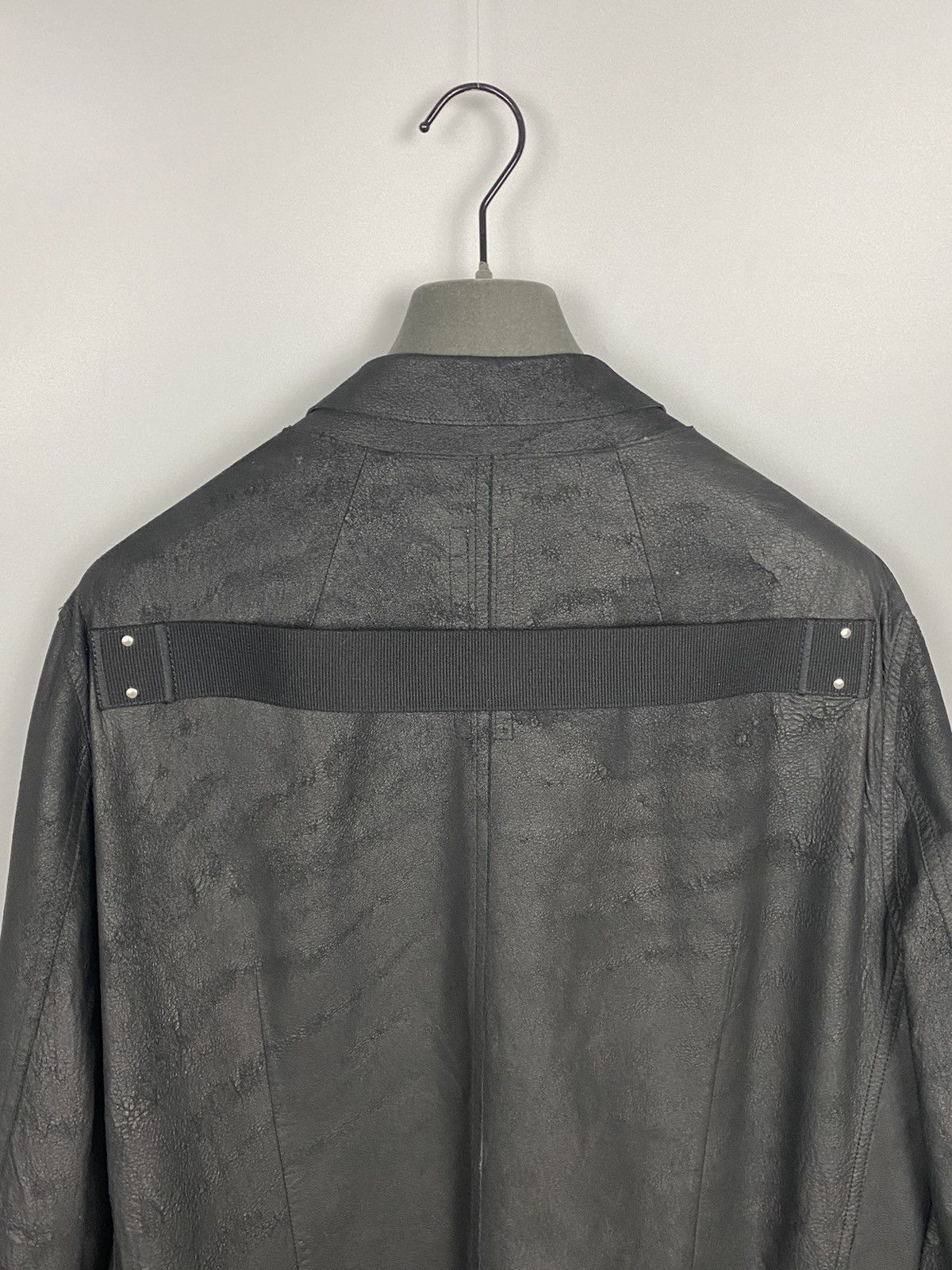 Rick Owens SS21 ‘PHLEGETHON’ Unlined Paper Lamb Lido Jacket Size US L / EU 52-54 / 3 - 10 Thumbnail