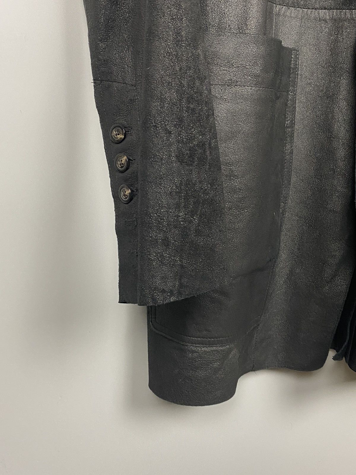 Rick Owens SS21 ‘PHLEGETHON’ Unlined Paper Lamb Lido Jacket Size US L / EU 52-54 / 3 - 5 Thumbnail
