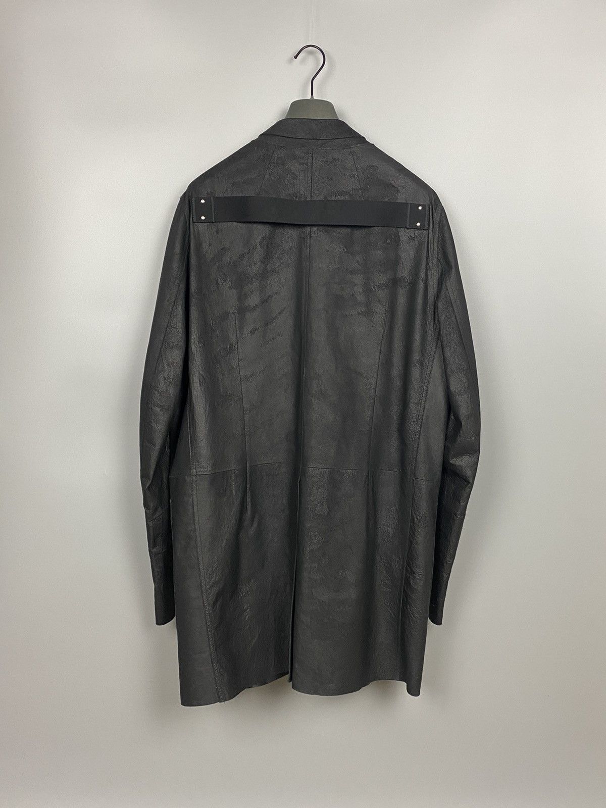 Rick Owens SS21 ‘PHLEGETHON’ Unlined Paper Lamb Lido Jacket Size US L / EU 52-54 / 3 - 9 Thumbnail